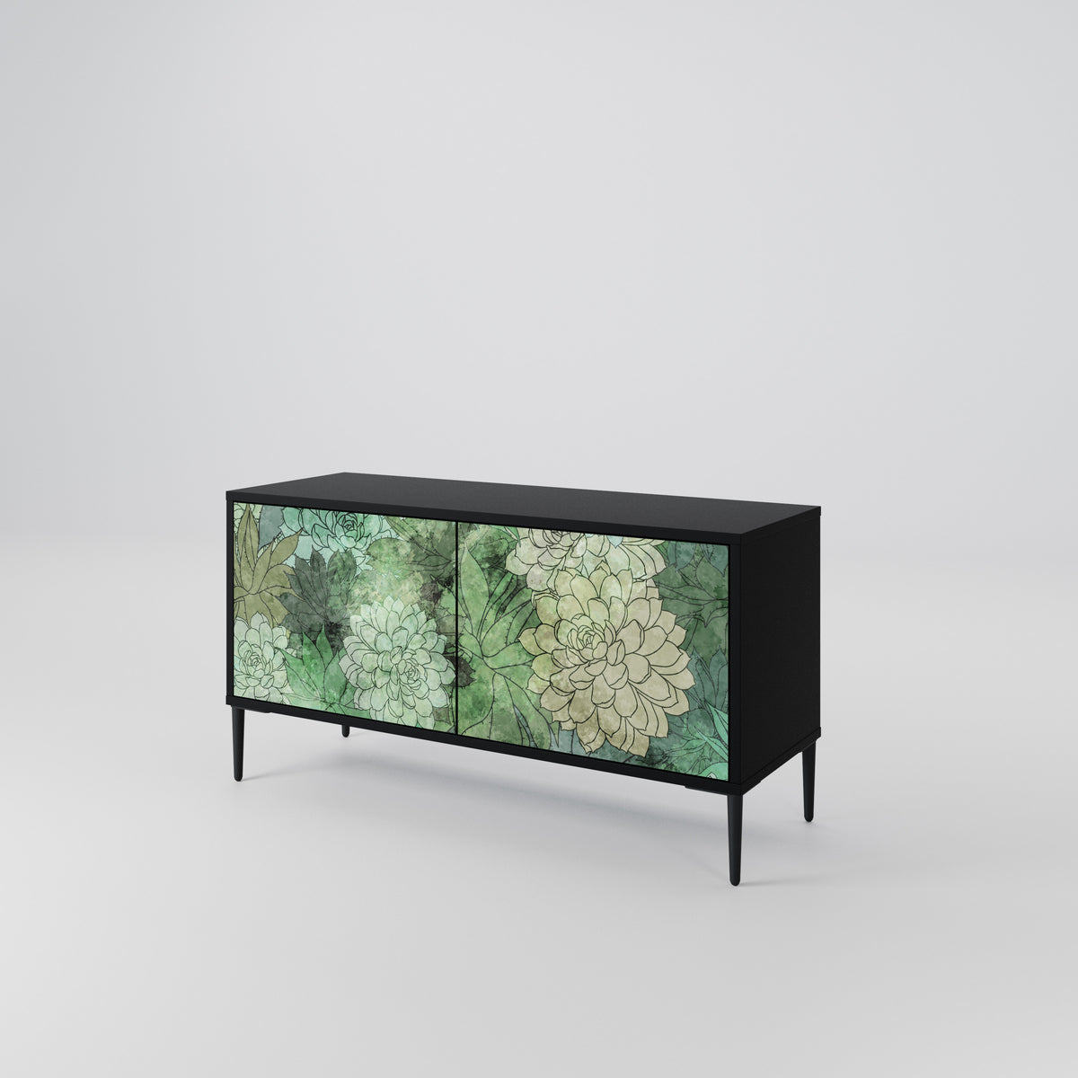 SUCCULENT CLUSTER Mueble de TV Compacto de 2 puertas