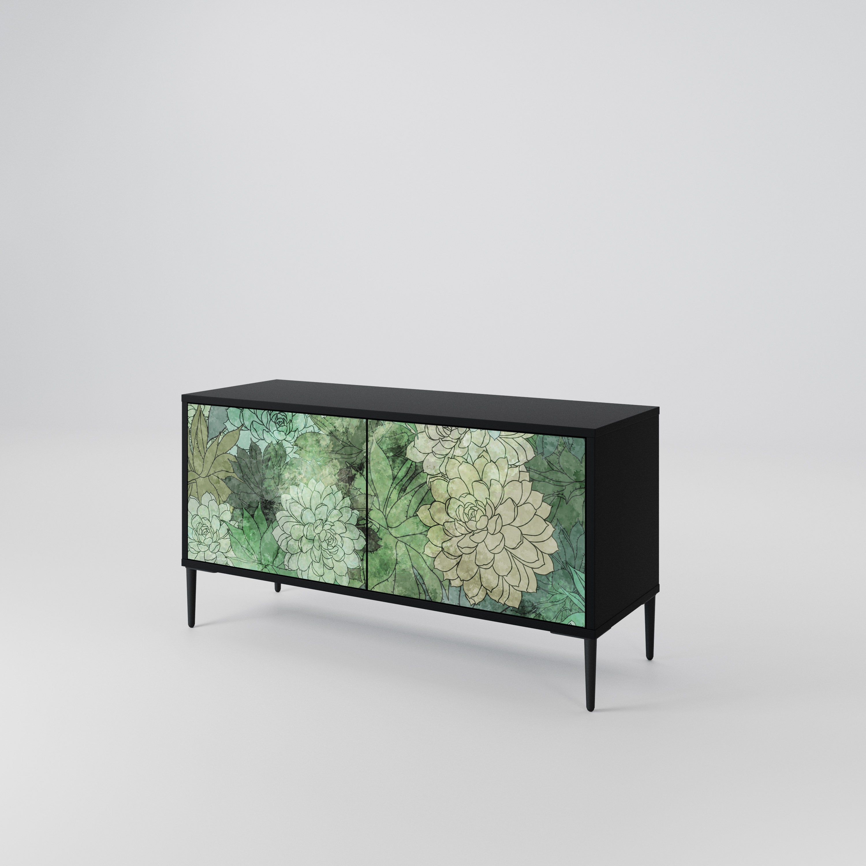 SUCCULENT CLUSTER Mueble de TV Compacto de 2 puertas