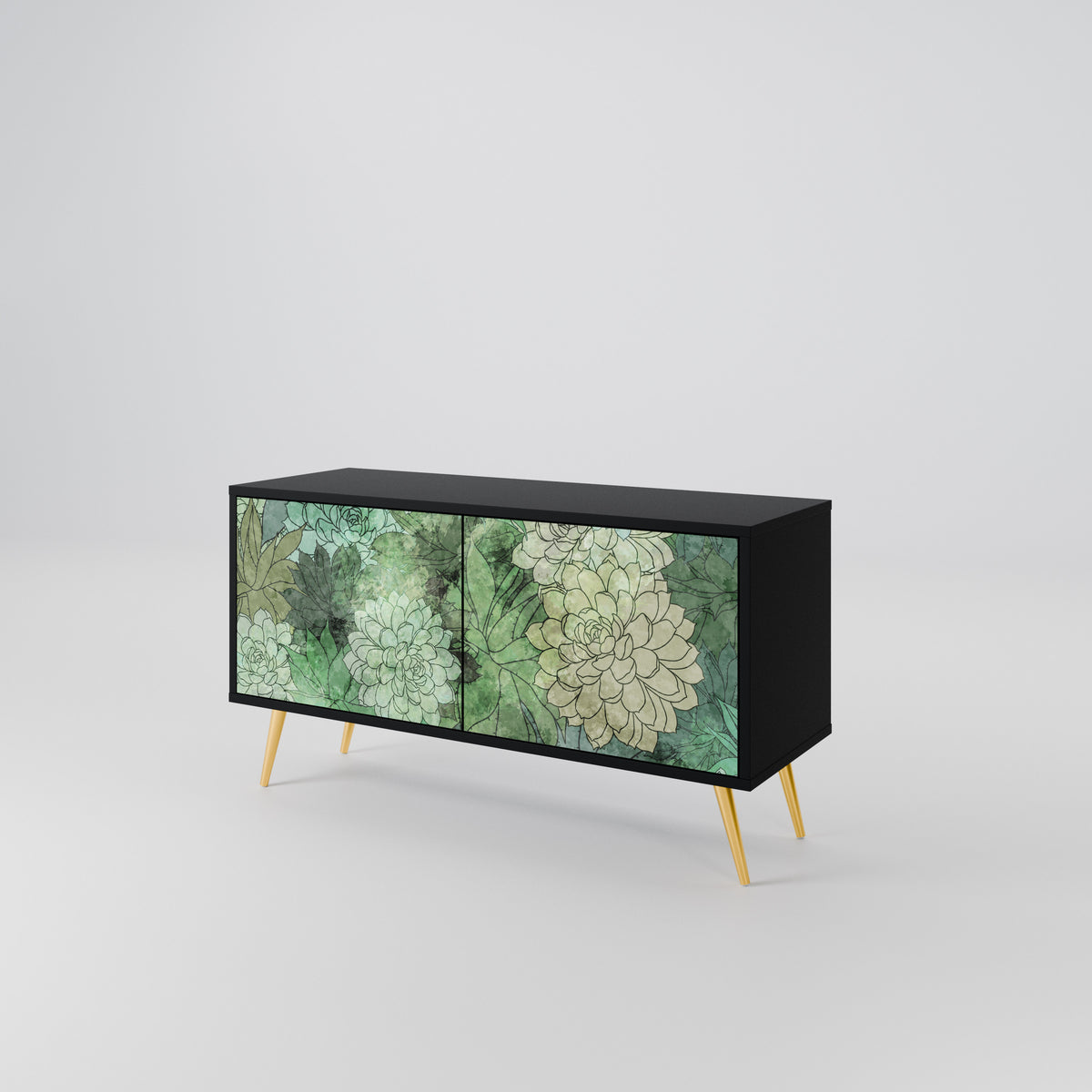SUCCULENT CLUSTER Mueble de TV Compacto de 2 puertas