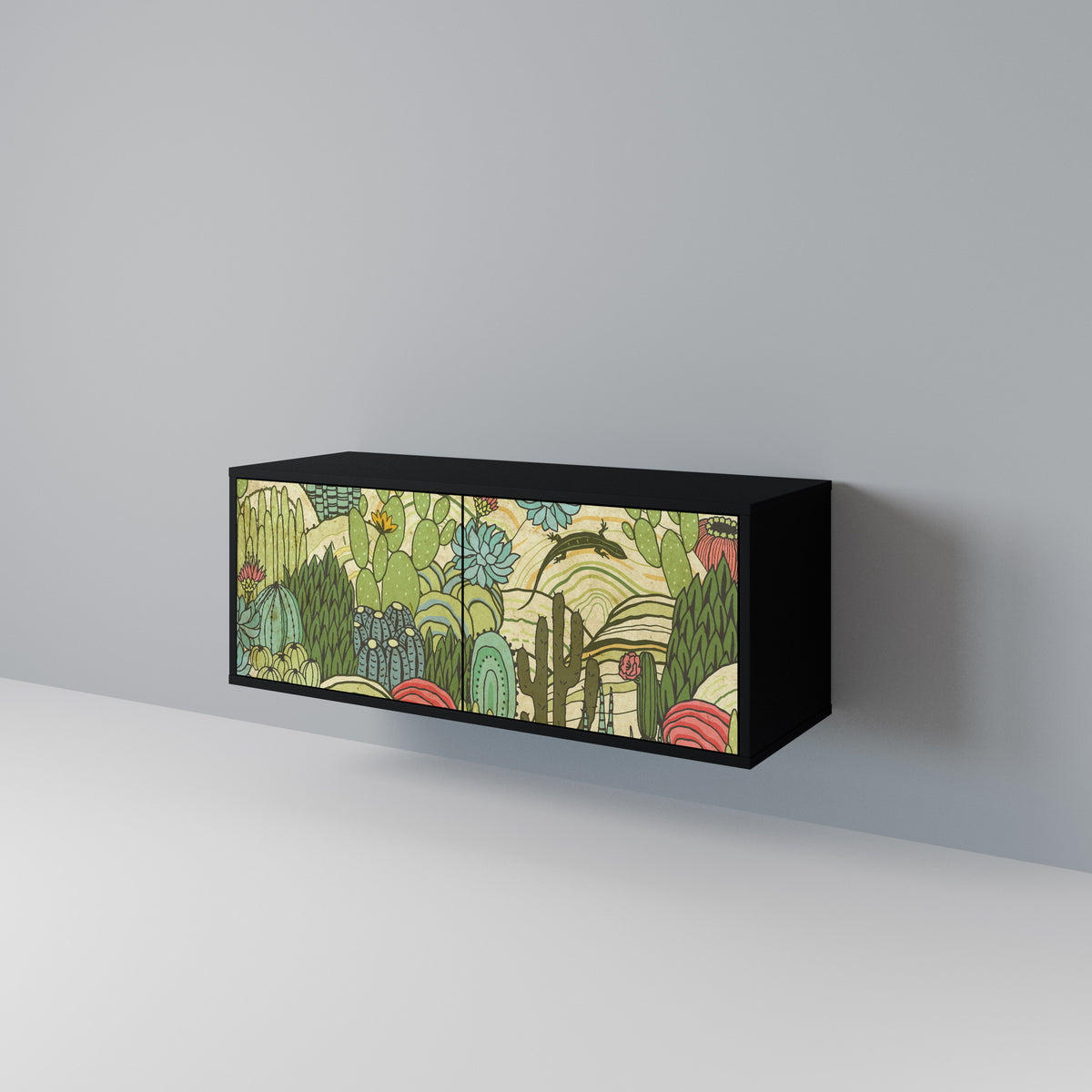 SUCCULENTS KALEIDOSCOPE Mueble de TV Compacto de 2 puertas