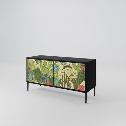 SUCCULENTS KALEIDOSCOPE Mueble de TV Compacto de 2 puertas