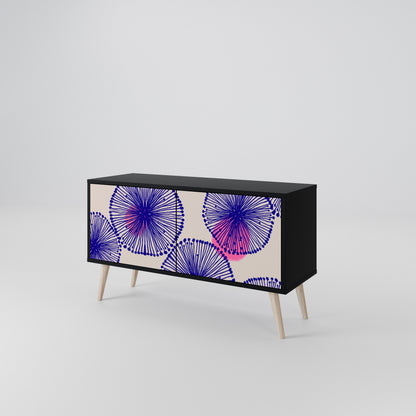 MAGIC NATURE Mueble de TV Compacto de 2 puertas