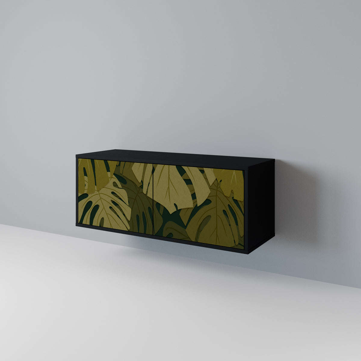 TROPICAL BEAUTY Mueble de TV Compacto de 2 puertas