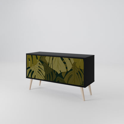 TROPICAL BEAUTY Mueble de TV Compacto de 2 puertas