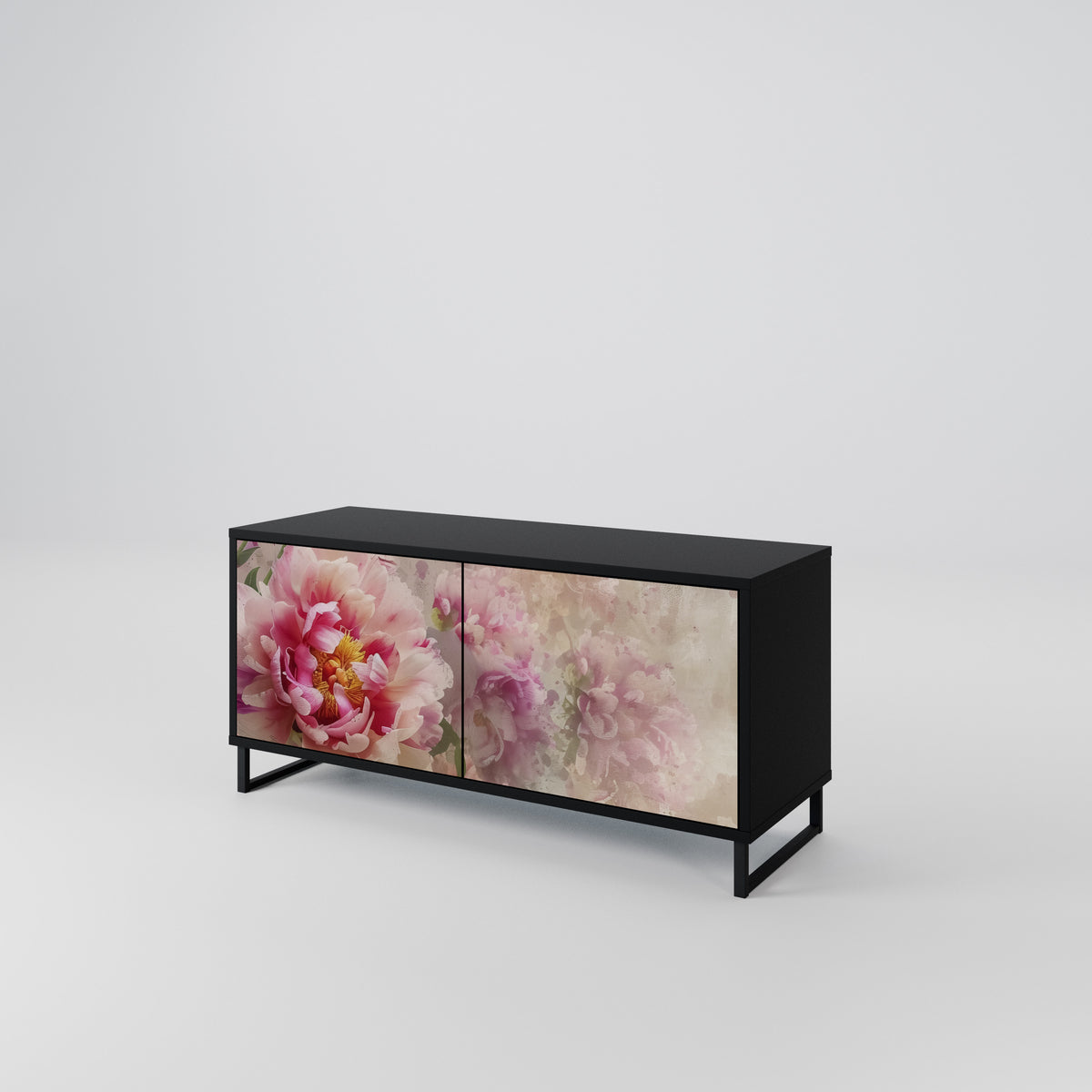 PEONY WHISPER Mueble de TV Compacto de 2 puertas