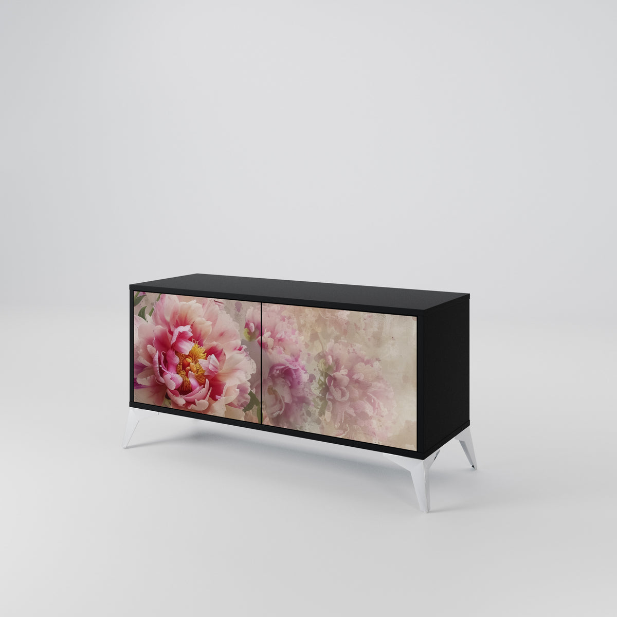 PEONY WHISPER Mueble de TV Compacto de 2 puertas
