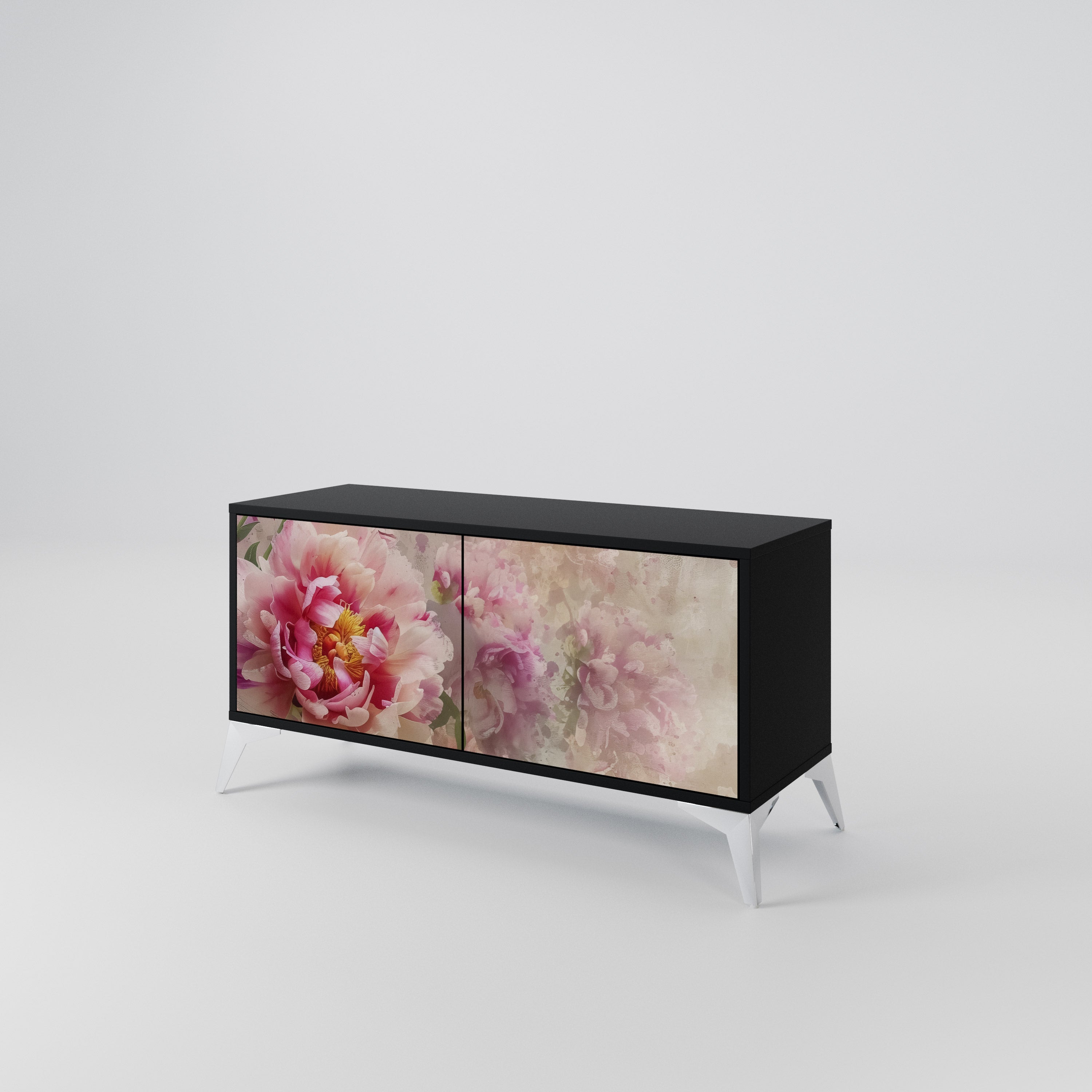 PEONY WHISPER Mueble de TV Compacto de 2 puertas