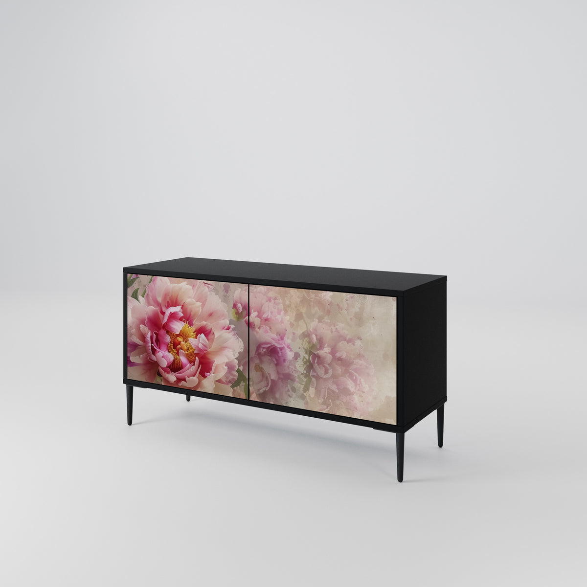 PEONY WHISPER Mueble de TV Compacto de 2 puertas
