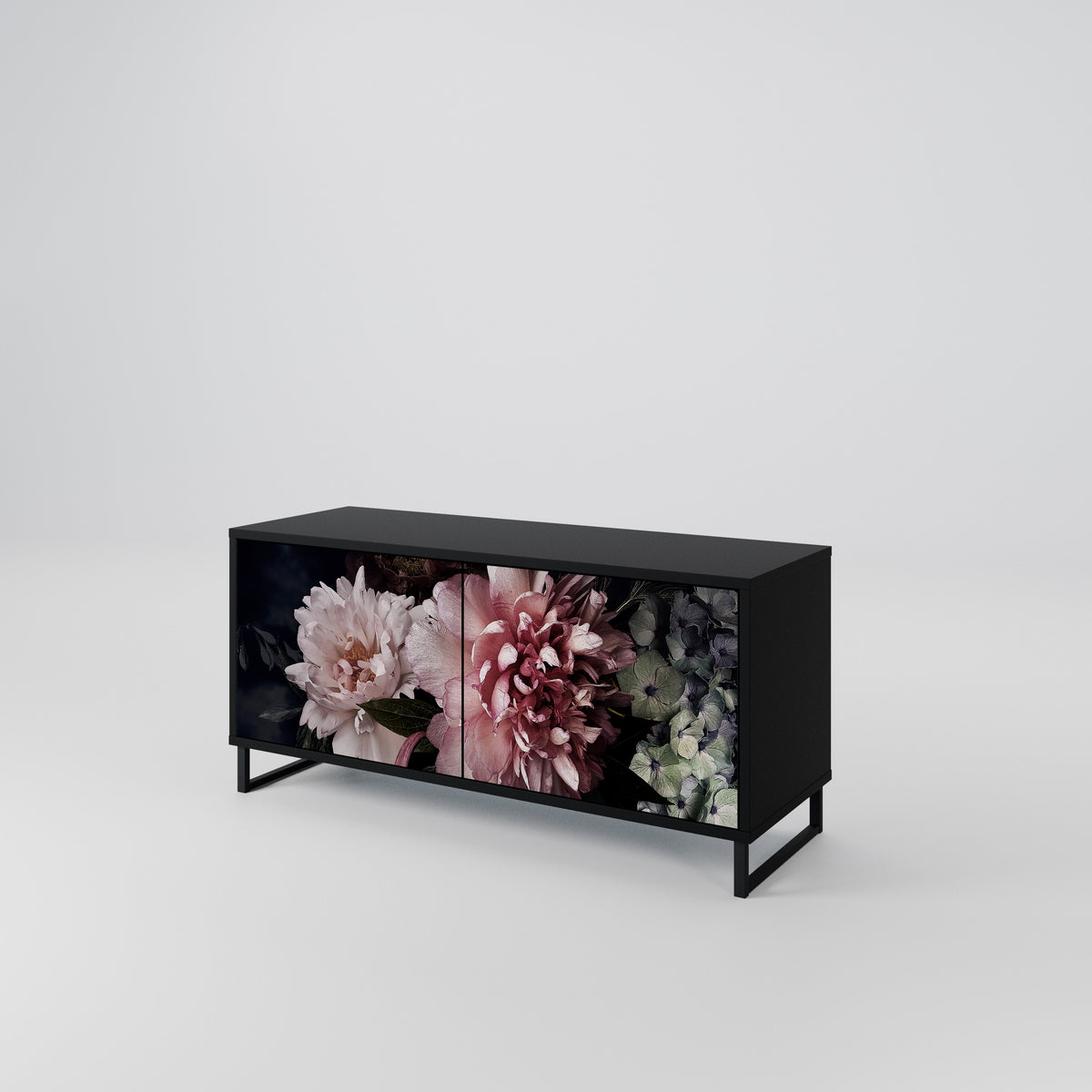 PURE BLOSSOM Mueble de TV Compacto de 2 puertas