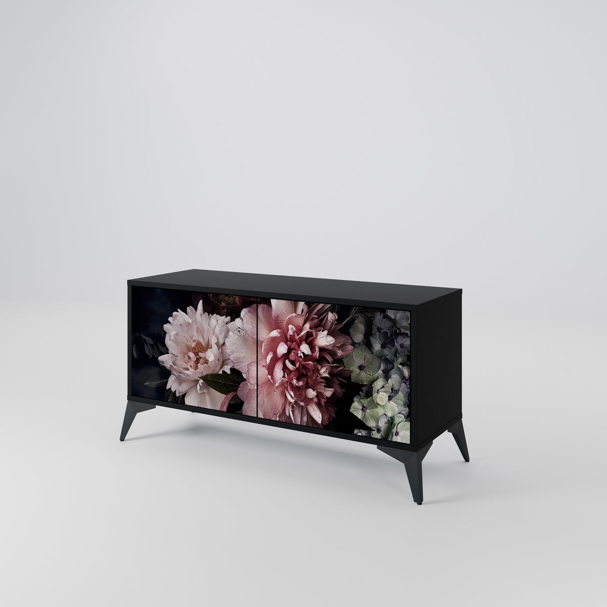 PURE BLOSSOM Mueble de TV Compacto de 2 puertas