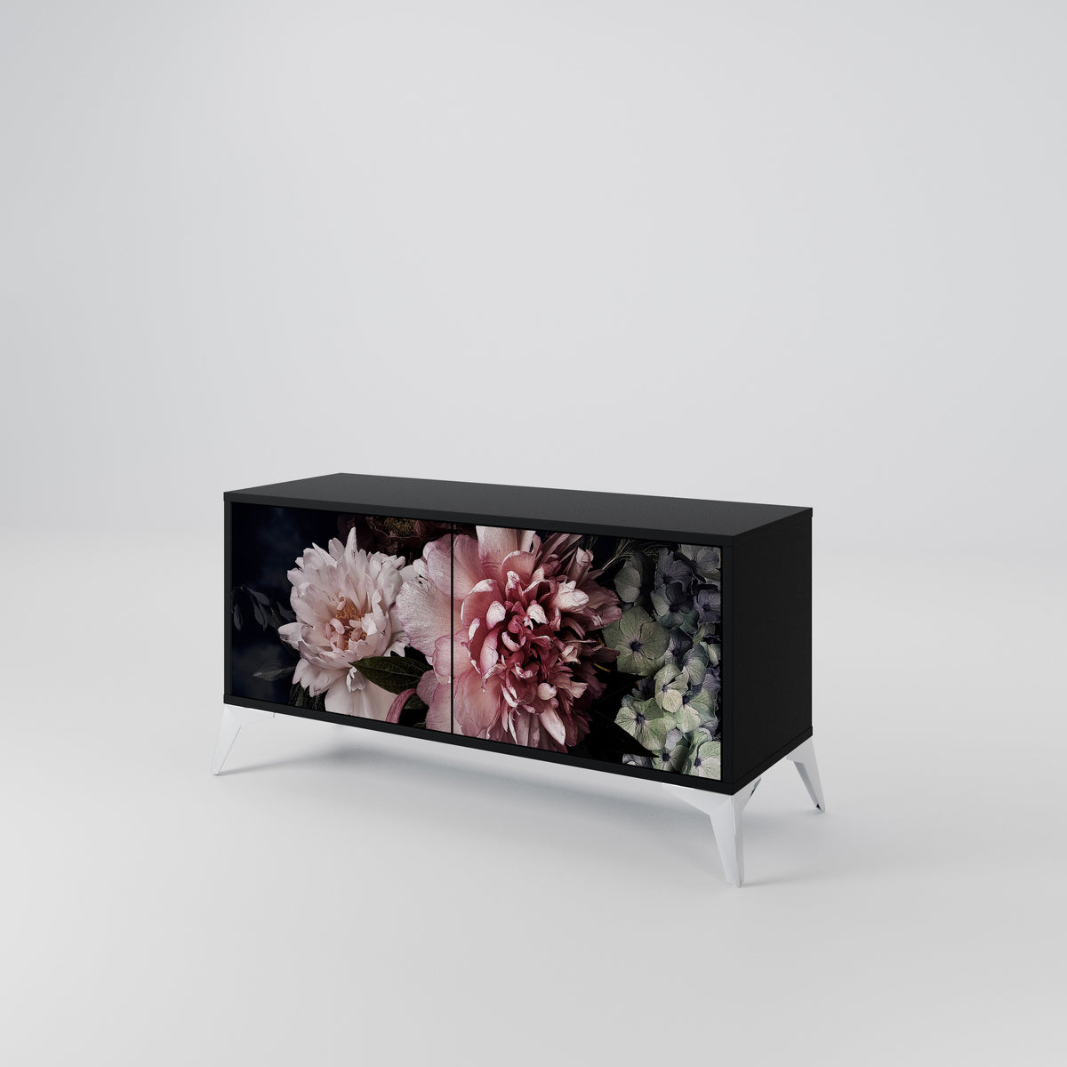 PURE BLOSSOM Mueble de TV Compacto de 2 puertas