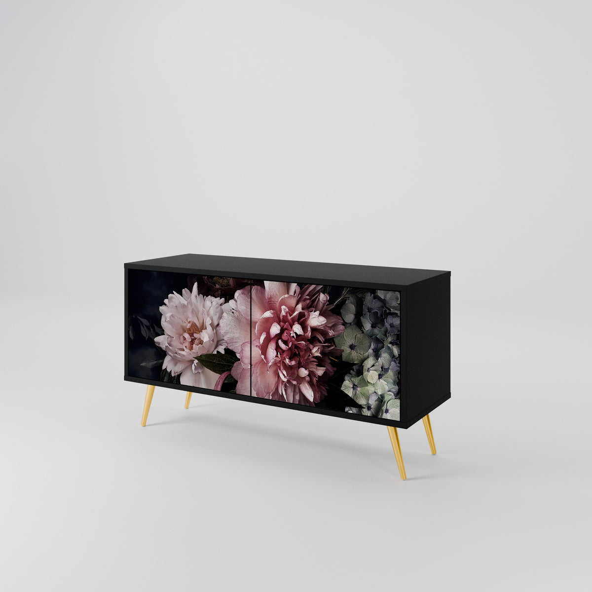 PURE BLOSSOM Mueble de TV Compacto de 2 puertas