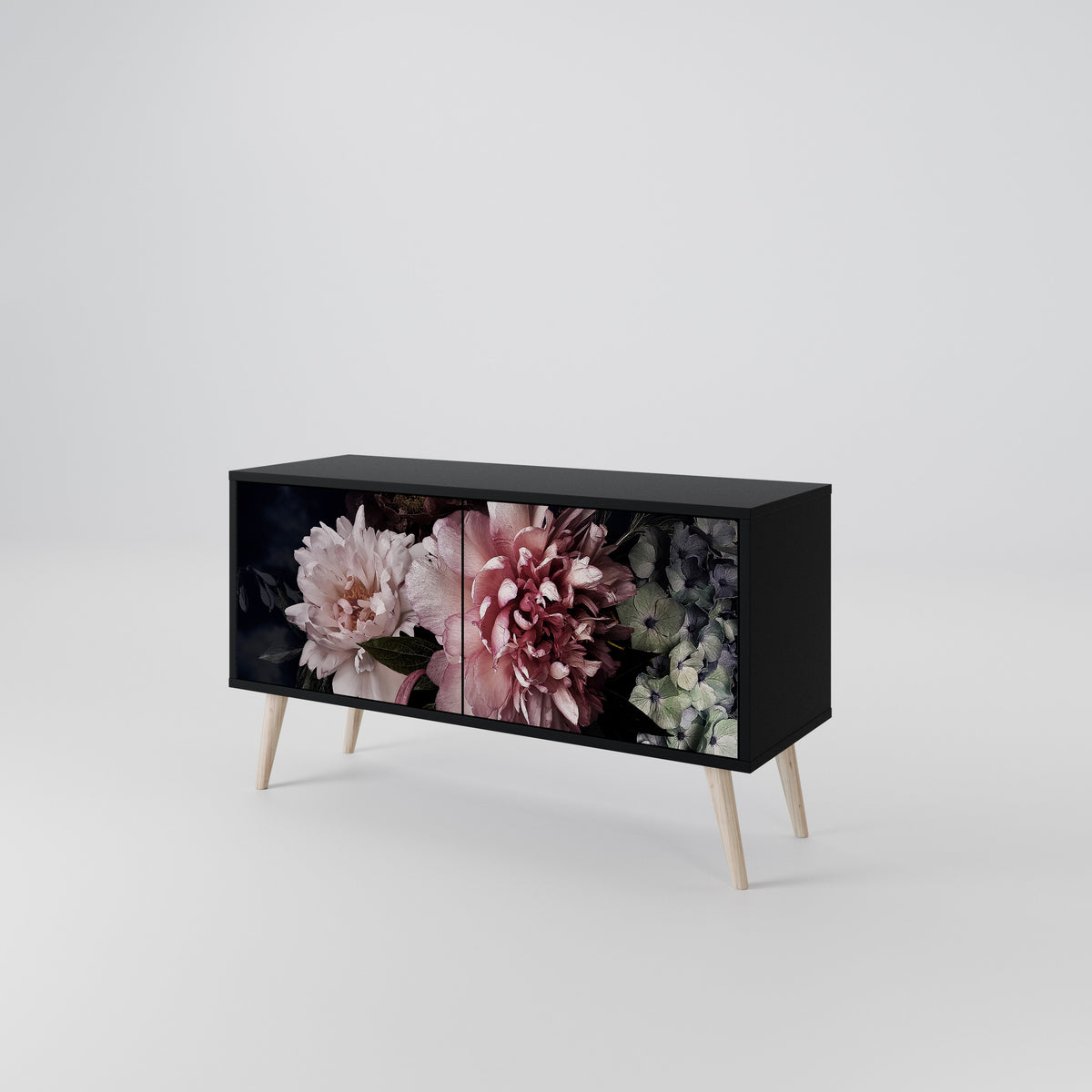 PURE BLOSSOM Mueble de TV Compacto de 2 puertas
