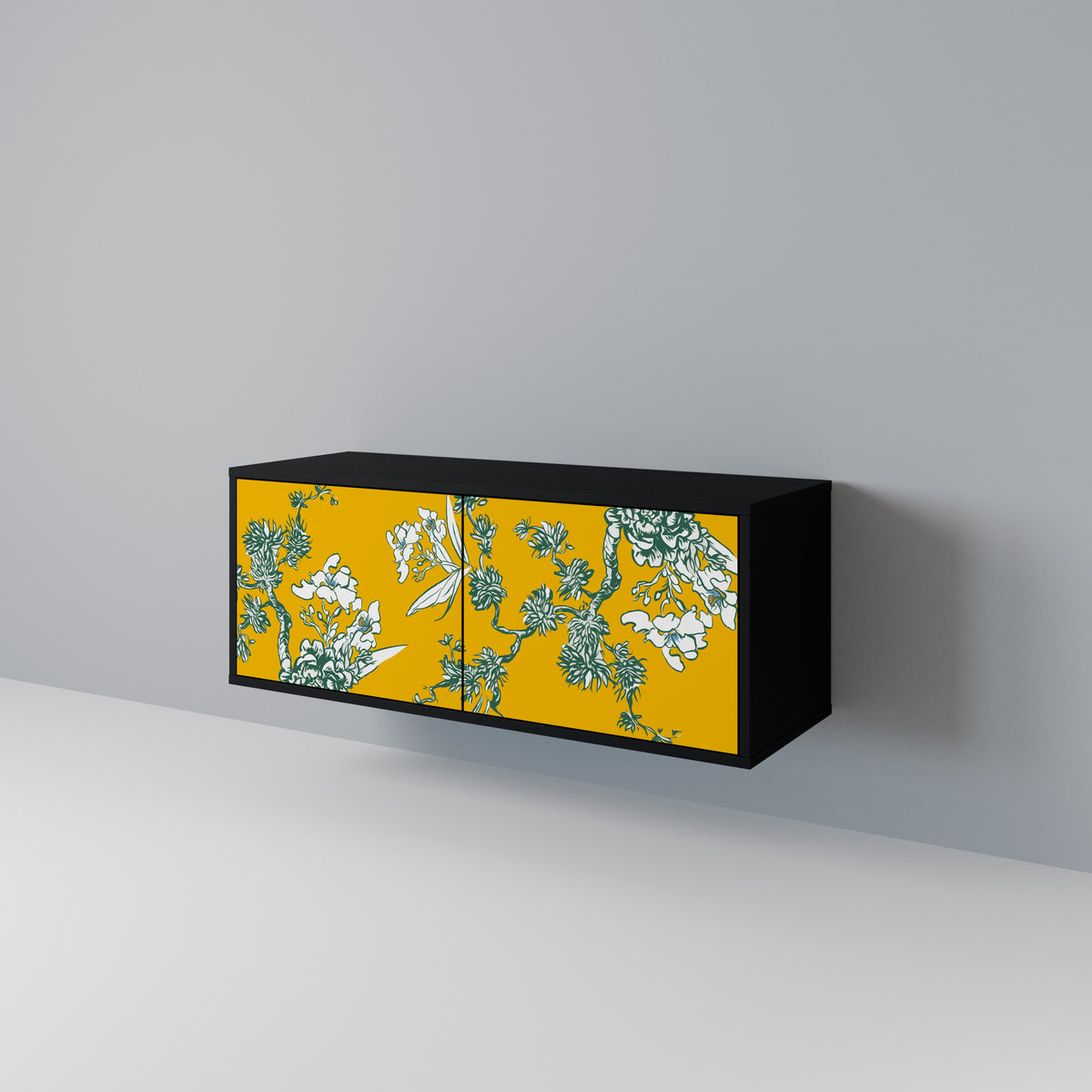 YELLOW CHINOISERIE Mueble de TV Compacto de 2 puertas