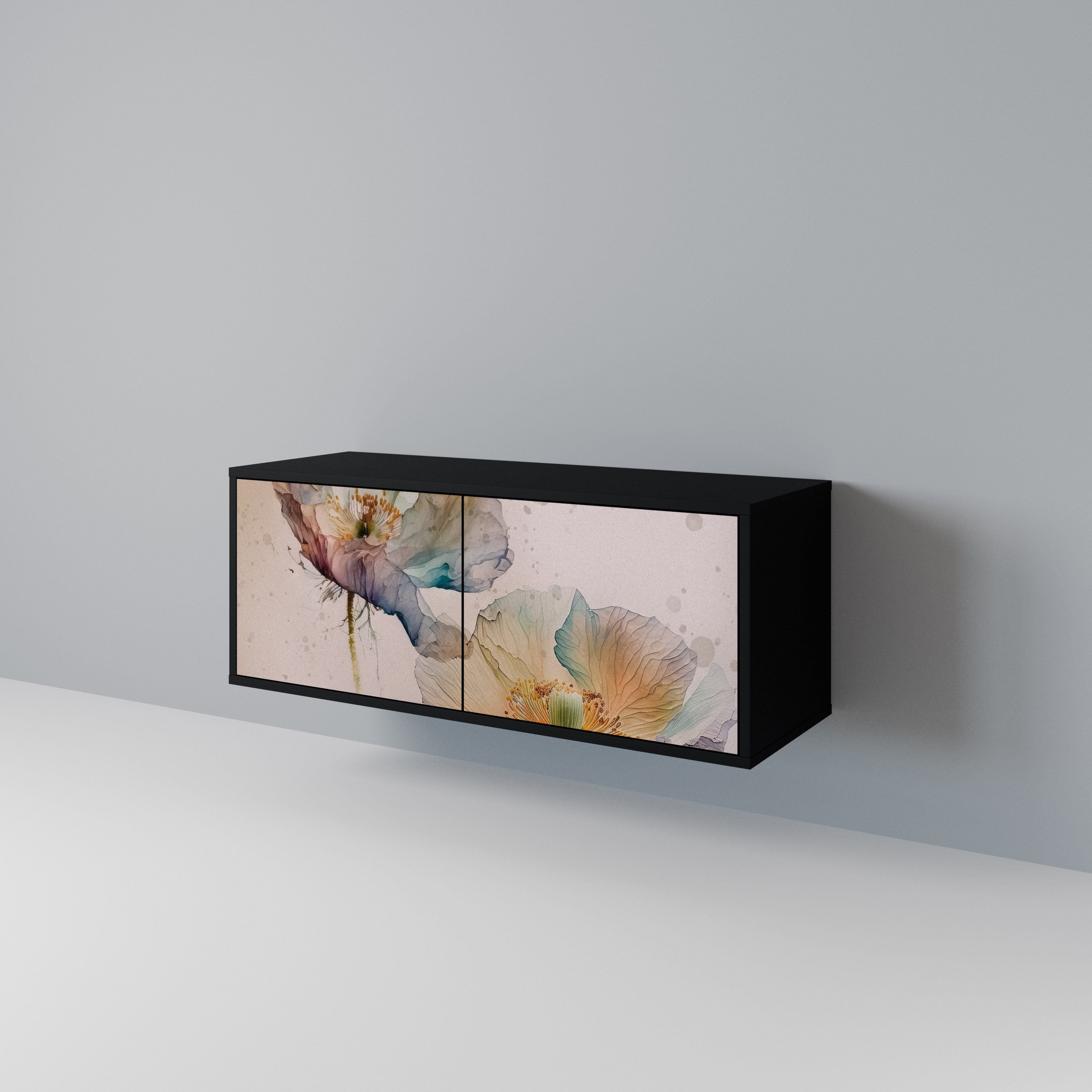 SOFTEN POPPY Mueble de TV Compacto de 2 puertas