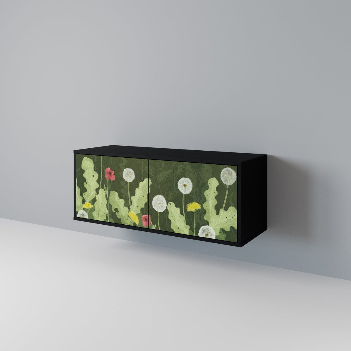 DANDELION AMUSE Mueble de TV Compacto de 2 puertas