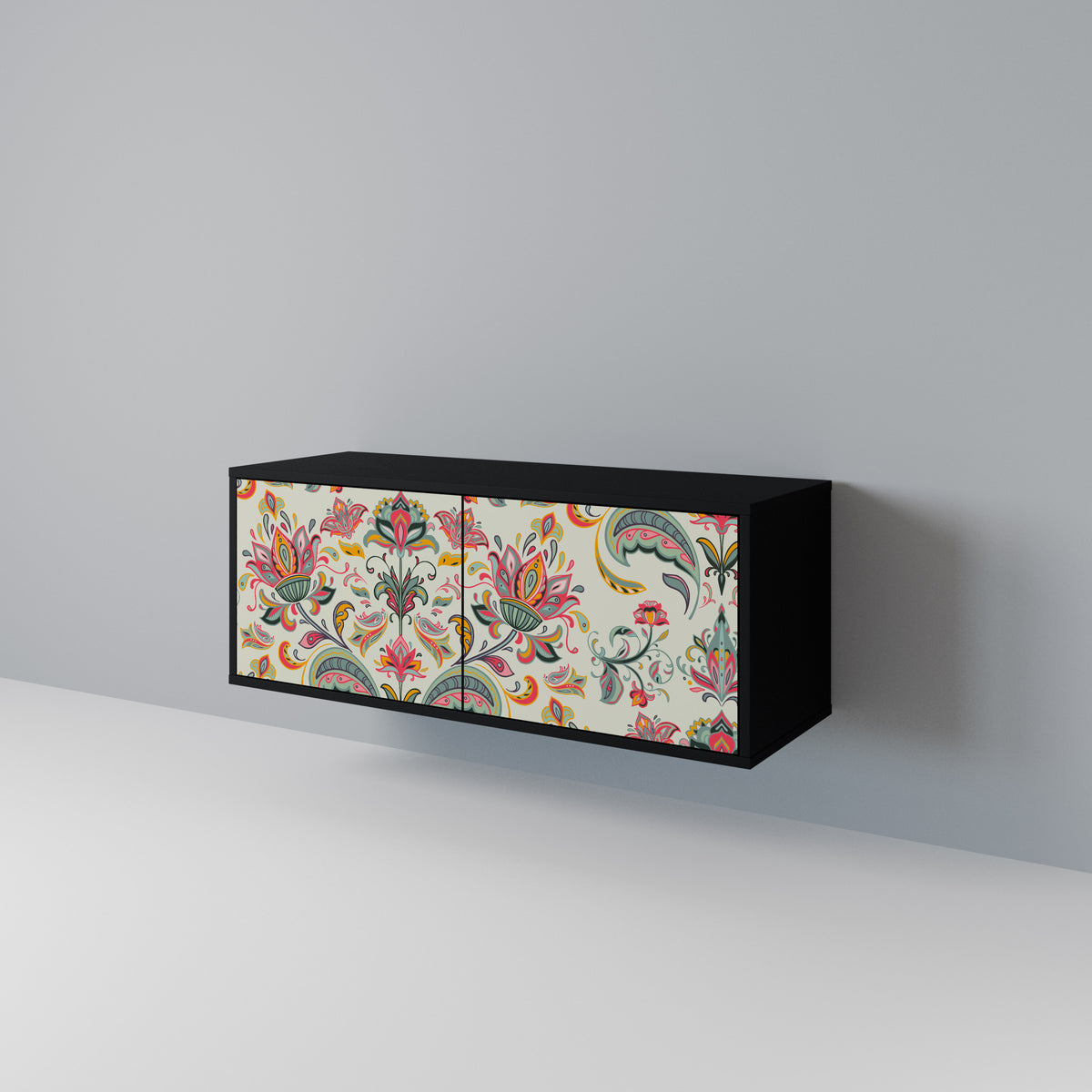 ORGANIC FOLKLORE Mueble de TV Compacto de 2 puertas