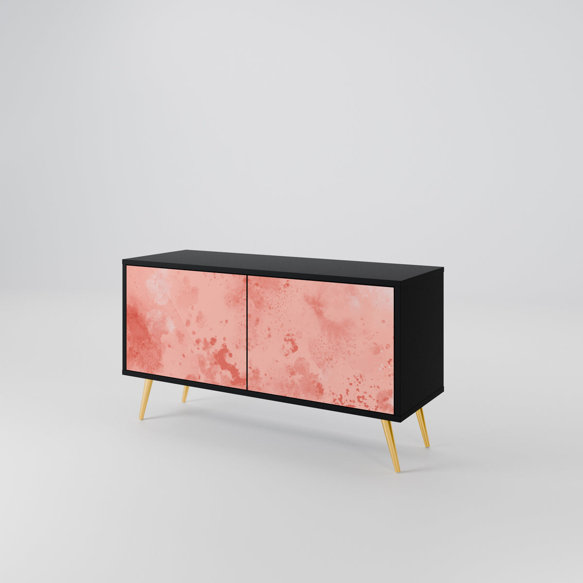CRANE DANCE Mueble de TV Compacto de 2 puertas