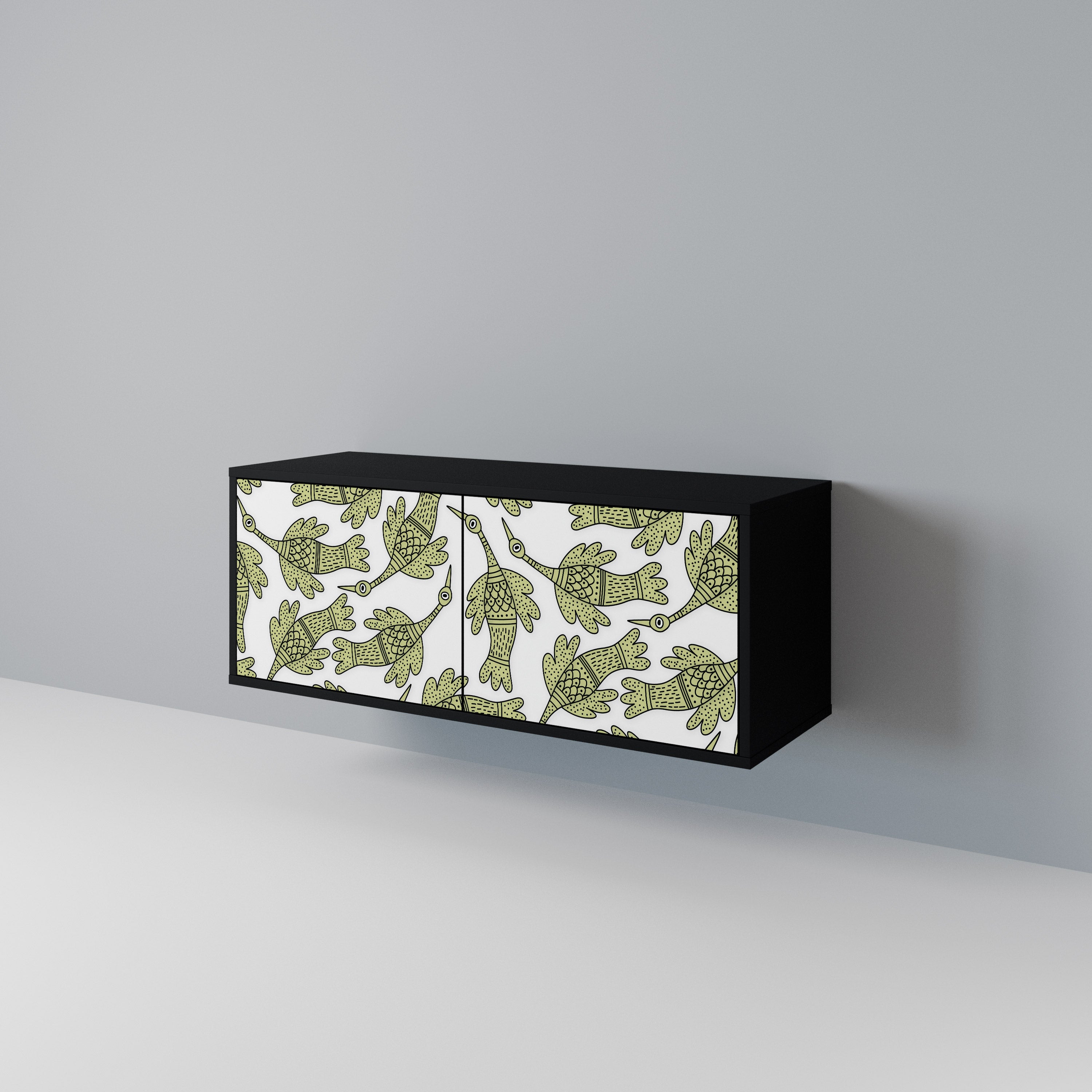 SEEDLING SONGBIRD Mueble de TV Compacto de 2 puertas