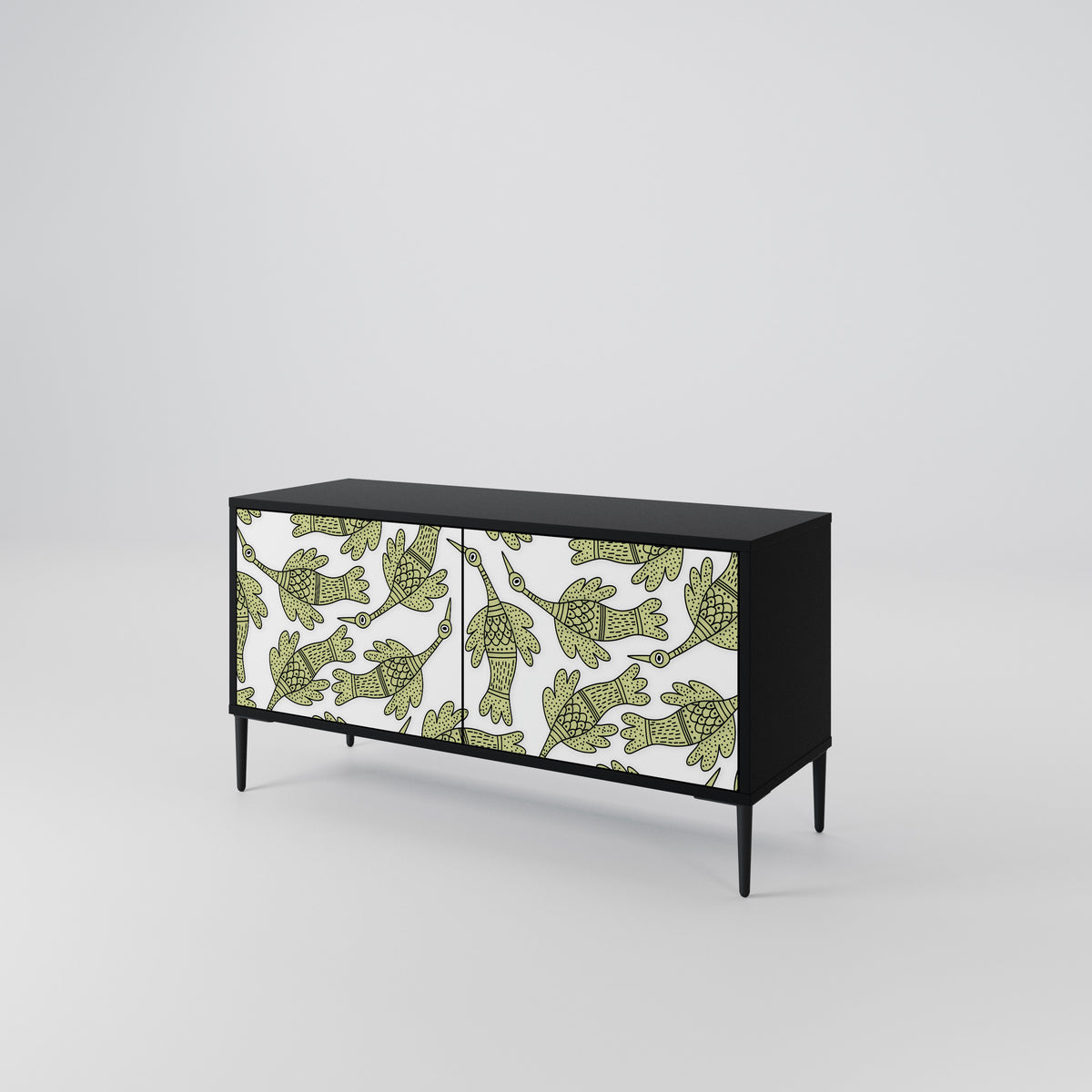 SEEDLING SONGBIRD Mueble de TV Compacto de 2 puertas