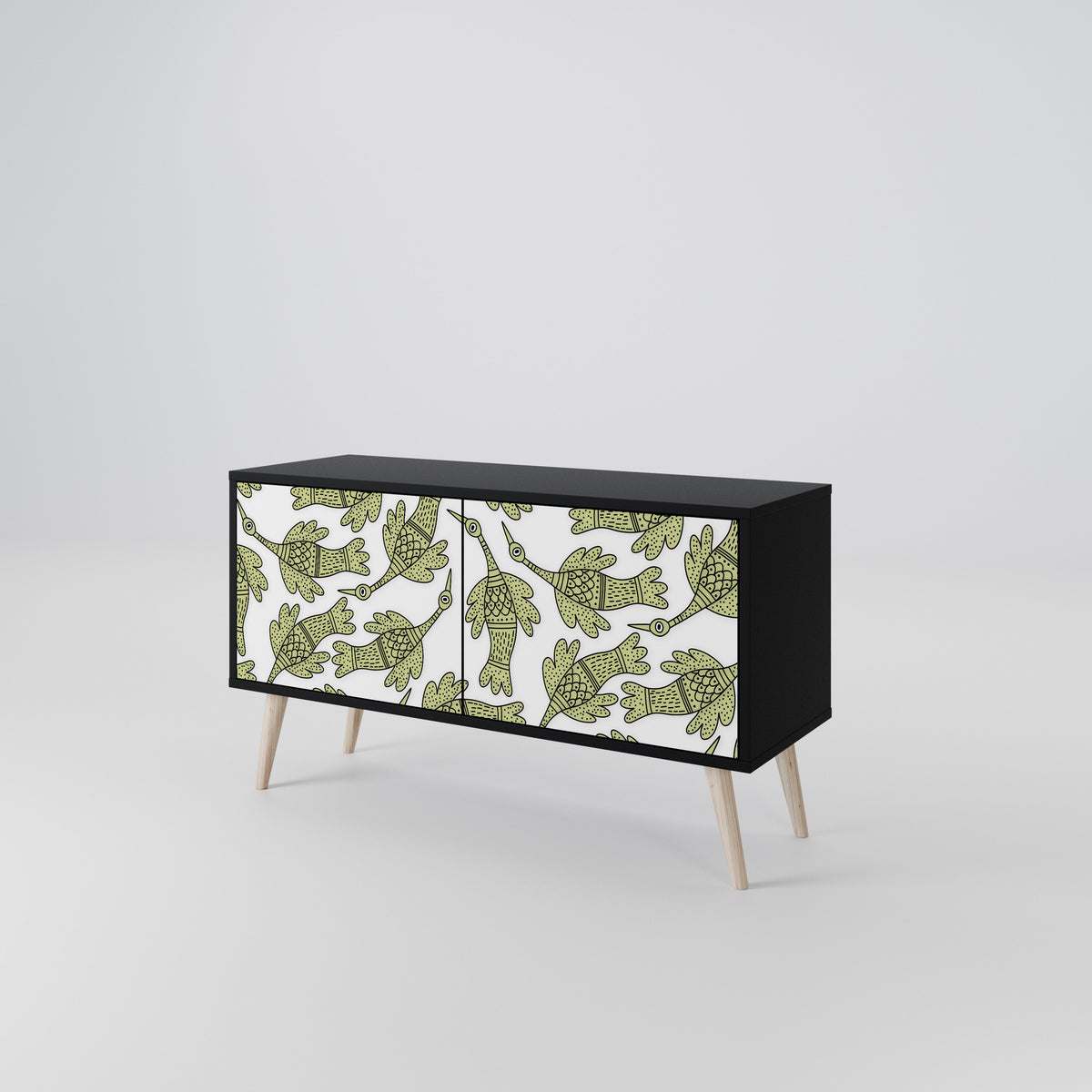 SEEDLING SONGBIRD Mueble de TV Compacto de 2 puertas