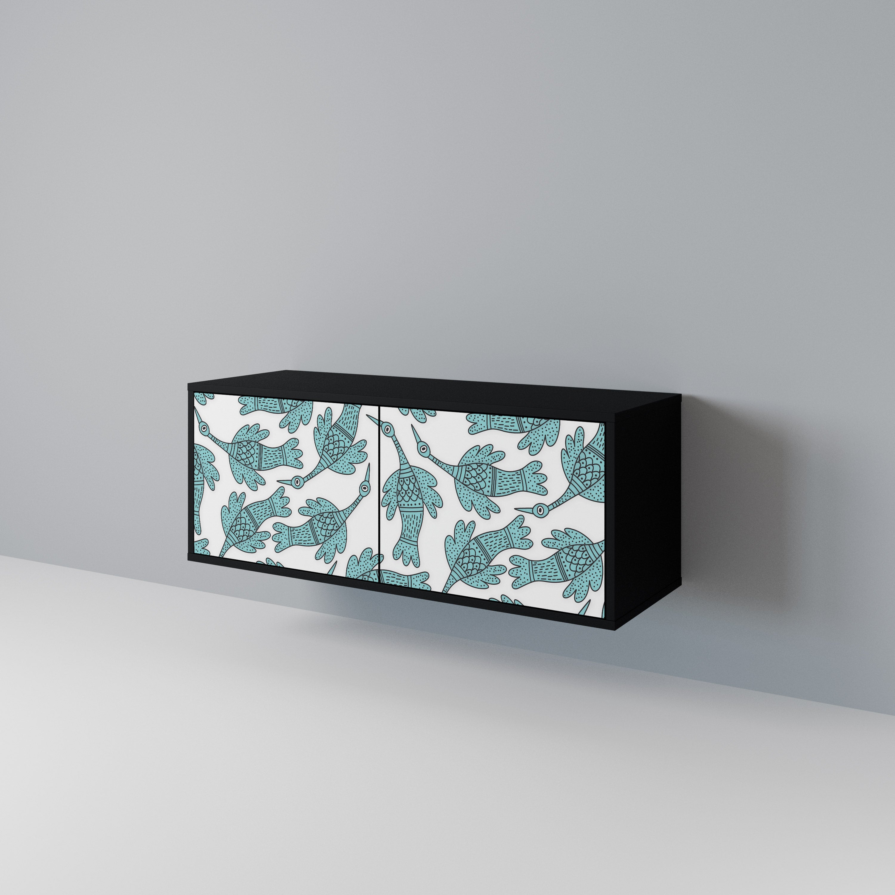 WATERSPOUT SONGIBIRD Mueble de TV Compacto de 2 puertas