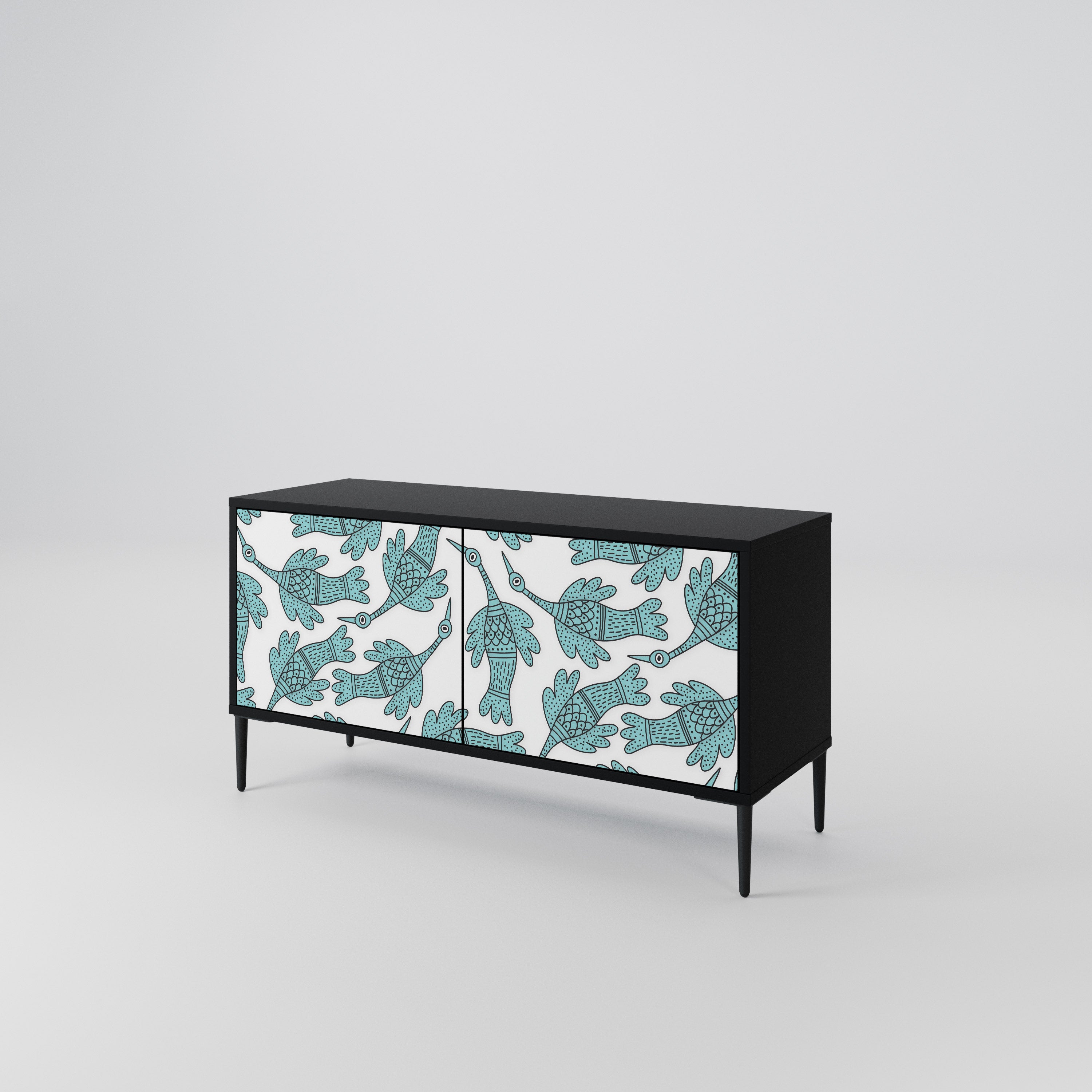 WATERSPOUT SONGIBIRD Mueble de TV Compacto de 2 puertas