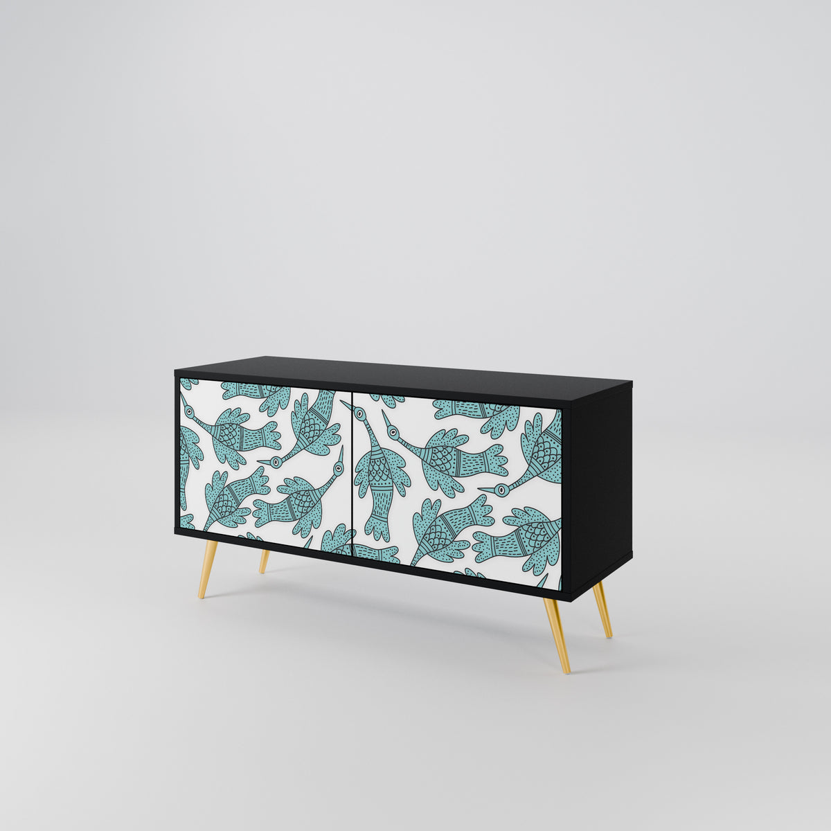 WATERSPOUT SONGIBIRD Mueble de TV Compacto de 2 puertas