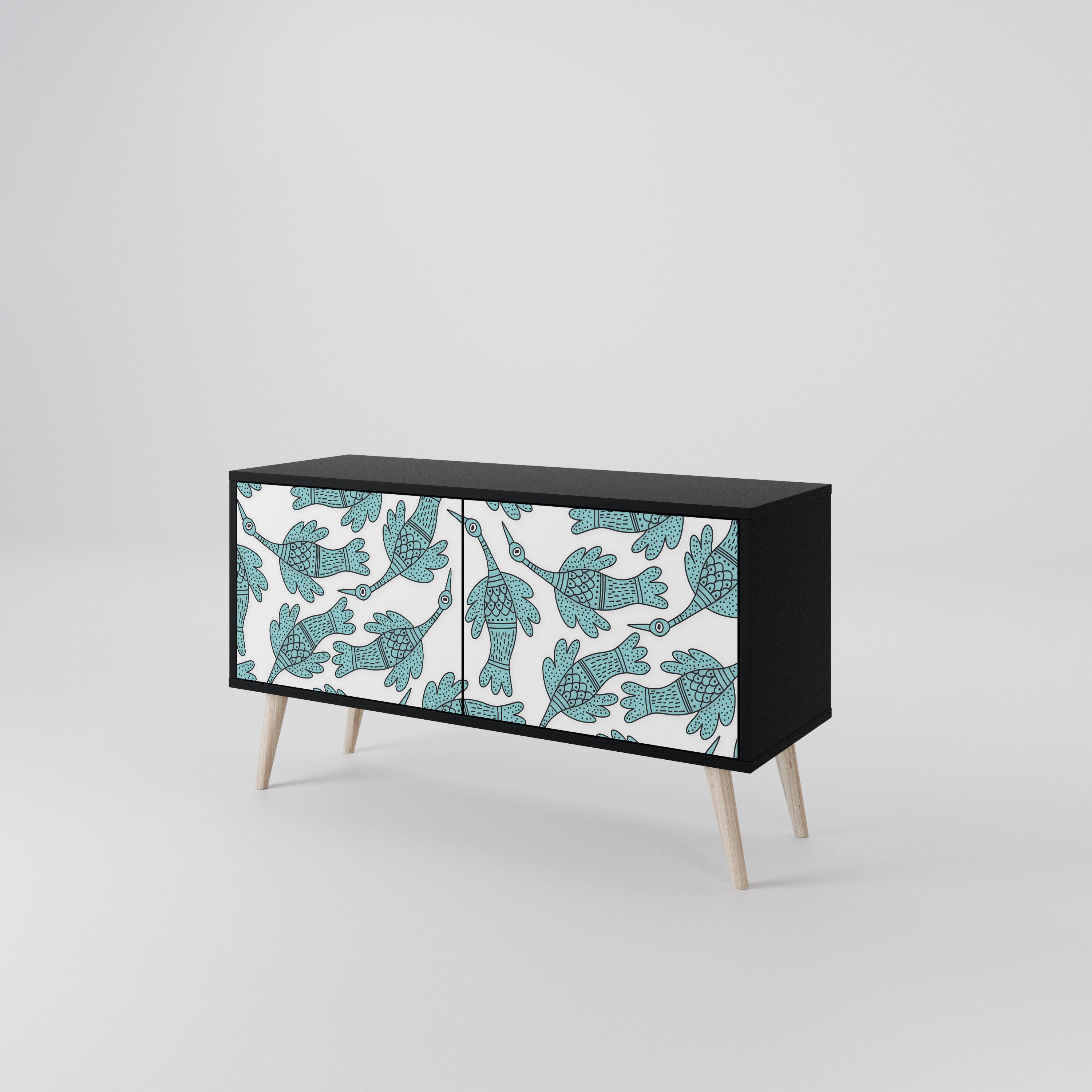 WATERSPOUT SONGIBIRD Mueble de TV Compacto de 2 puertas