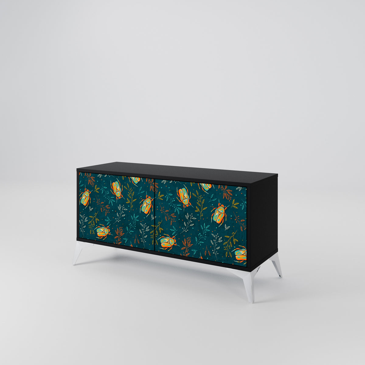 AUTUMN INSECTS Mueble de TV Compacto de 2 puertas