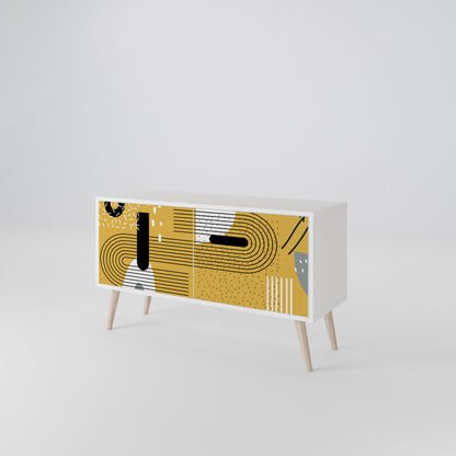 SHAPESHIFT SYMPHONY Mueble de TV Compacto de 2 puertas