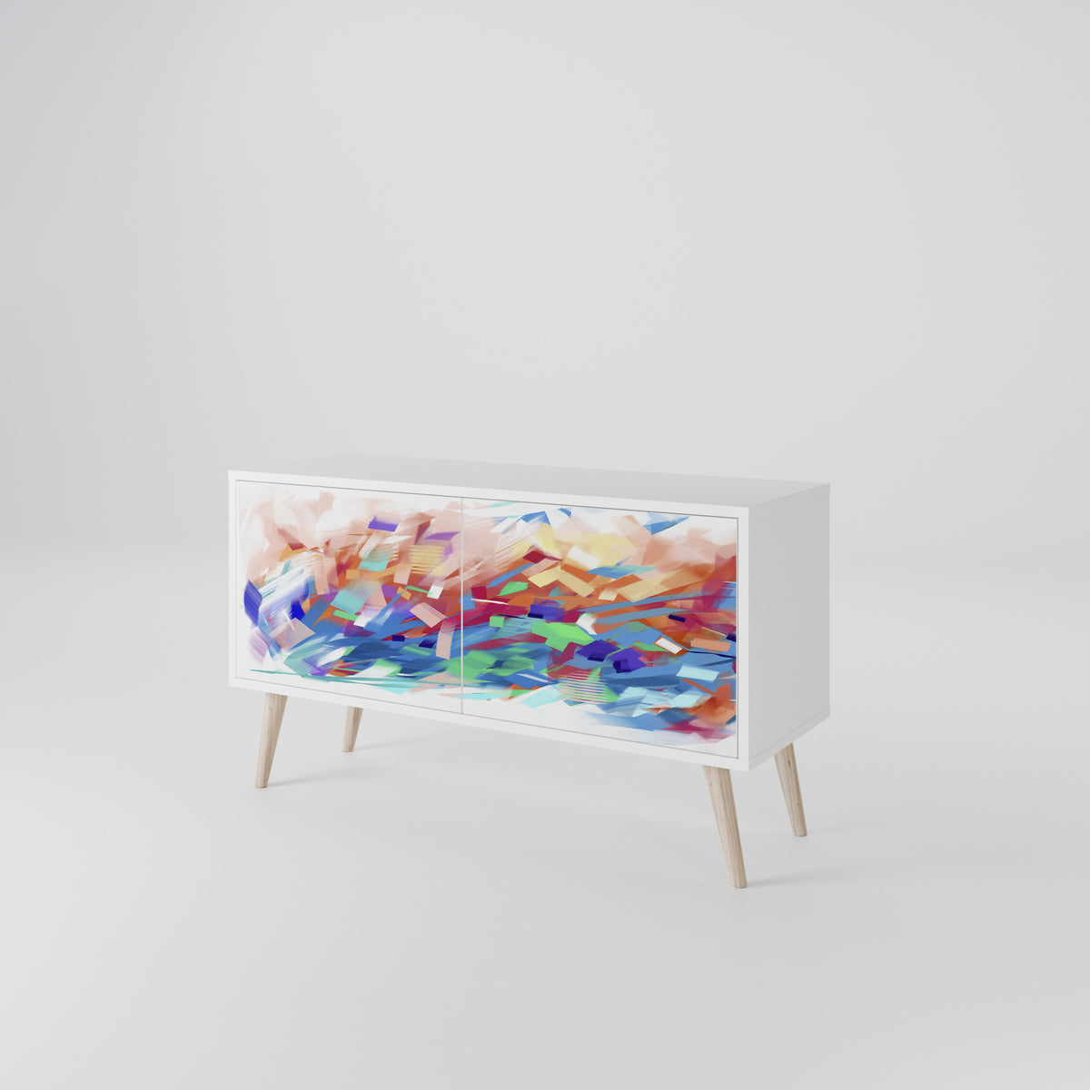 FINESSE MASH-UP Mueble de TV Compacto de 2 puertas