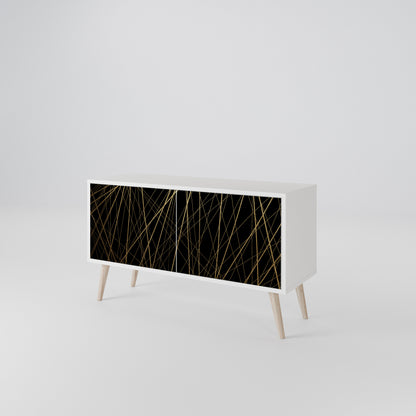 BRIGHT MESH Mueble de TV Compacto de 2 puertas