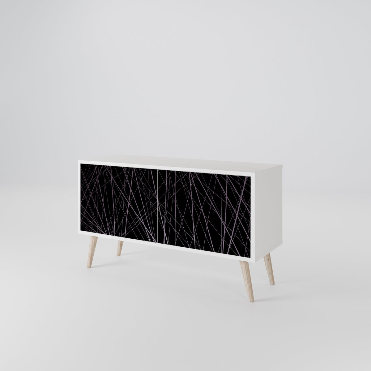 SHIMMER SPIDERGRAM Mueble de TV Compacto de 2 puertas