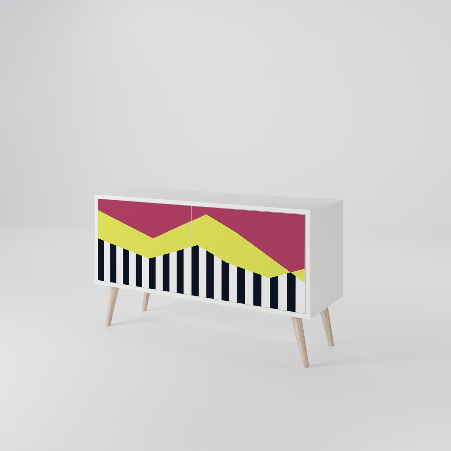 PIANO FANTASY Mueble de TV Compacto de 2 puertas