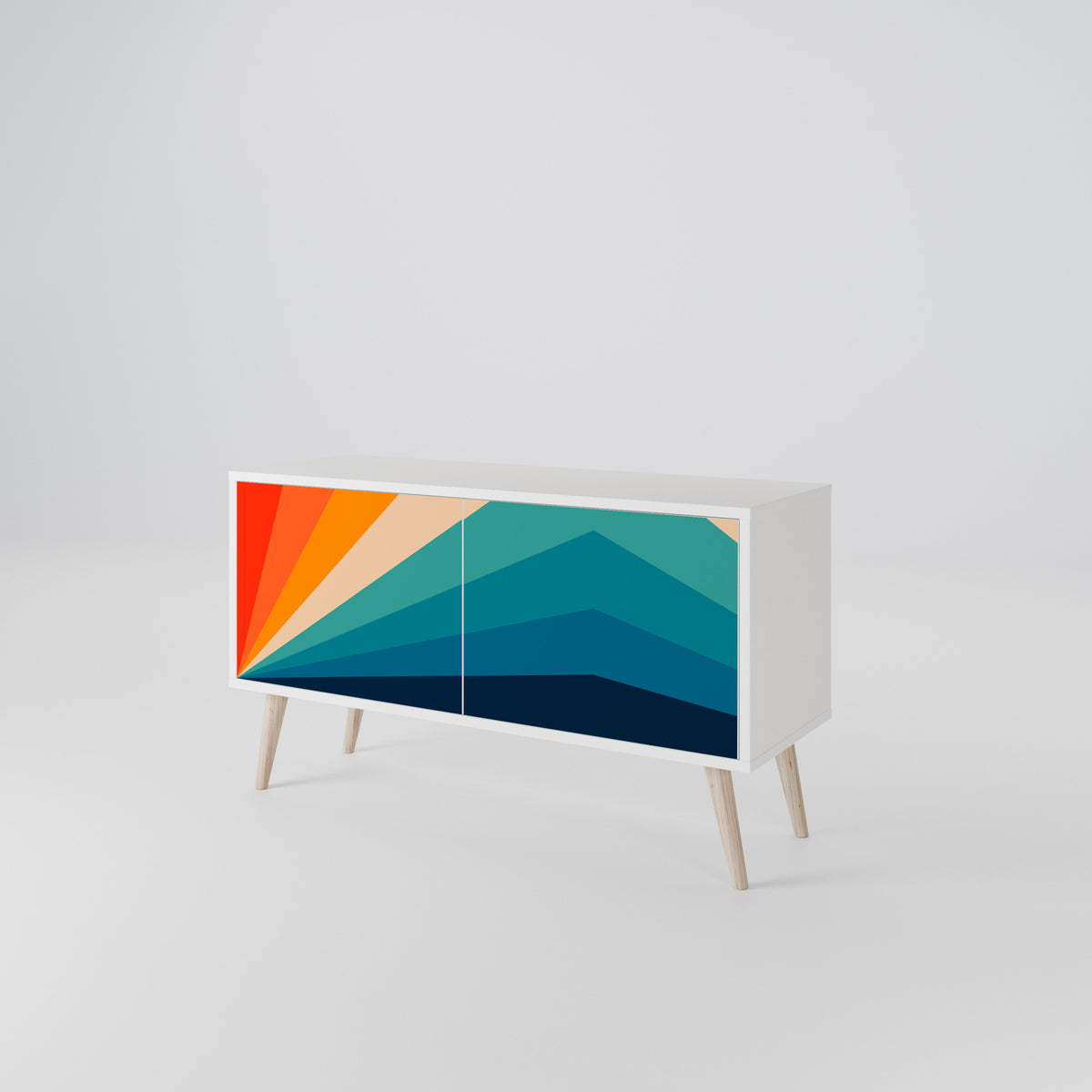 PRISM CONCUSSION Mueble de TV Compacto de 2 puertas