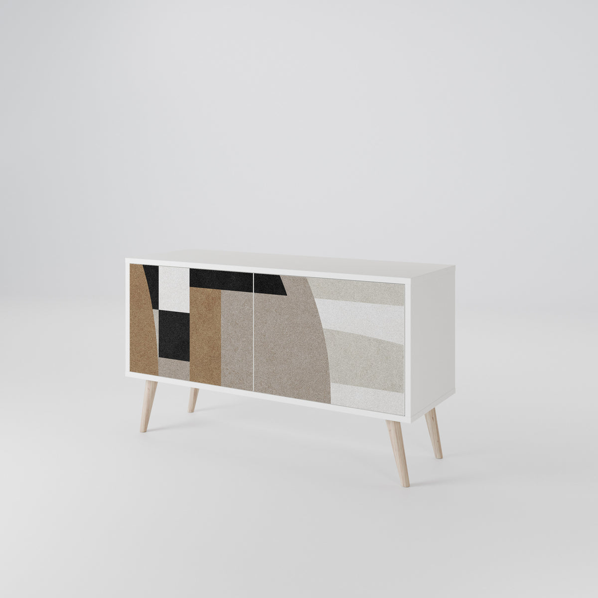 DELICATE MEMENTO Mueble de TV Compacto de 2 puertas