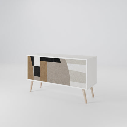 DELICATE MEMENTO Mueble de TV Compacto de 2 puertas