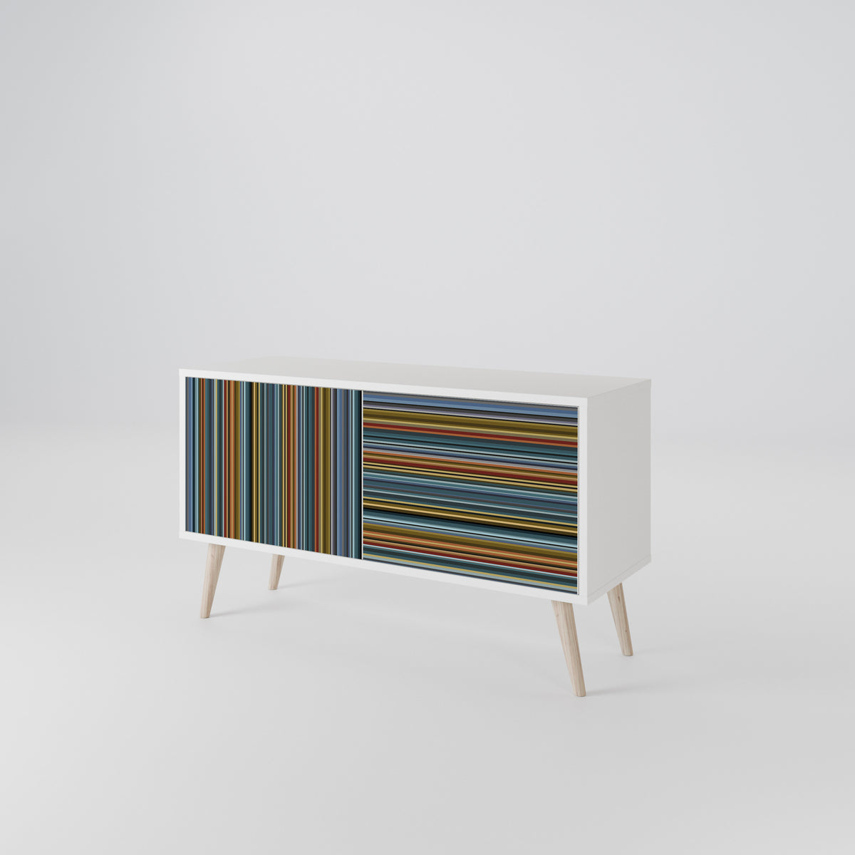 LINEOUT SPECTRUM Mueble de TV Compacto de 2 puertas