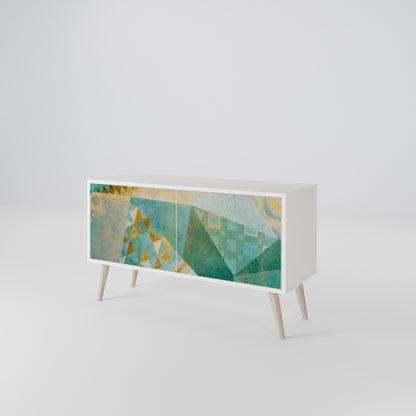 SPECTRUM SPLENDOR Mueble de TV Compacto de 2 puertas