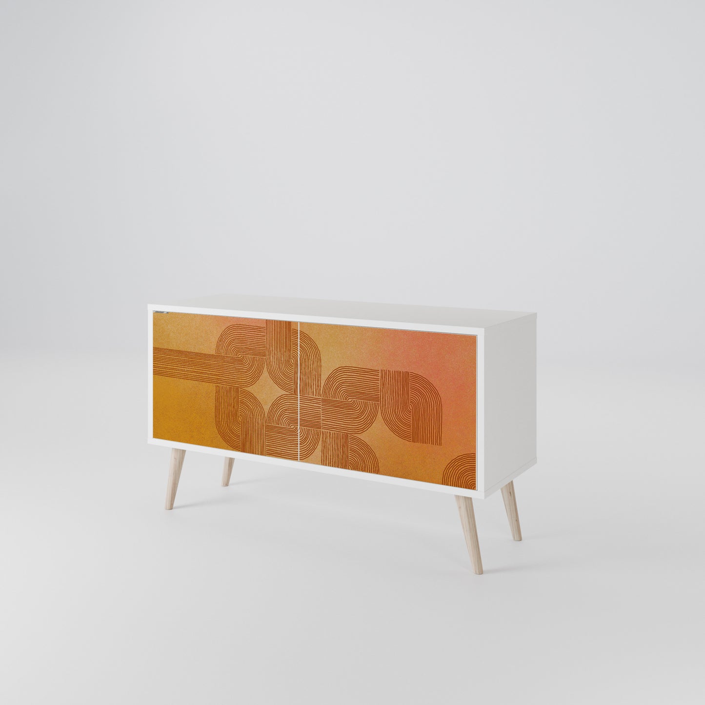 STRENGTHENING RELATION Mueble de TV Compacto de 2 puertas