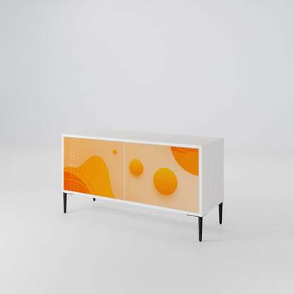 ORANGE ARRANGEMENT Mueble de TV Compacto de 2 puertas