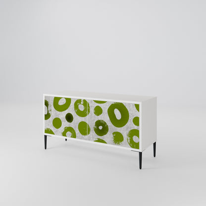 GREEN RHAPSODY Mueble de TV Compacto de 2 puertas