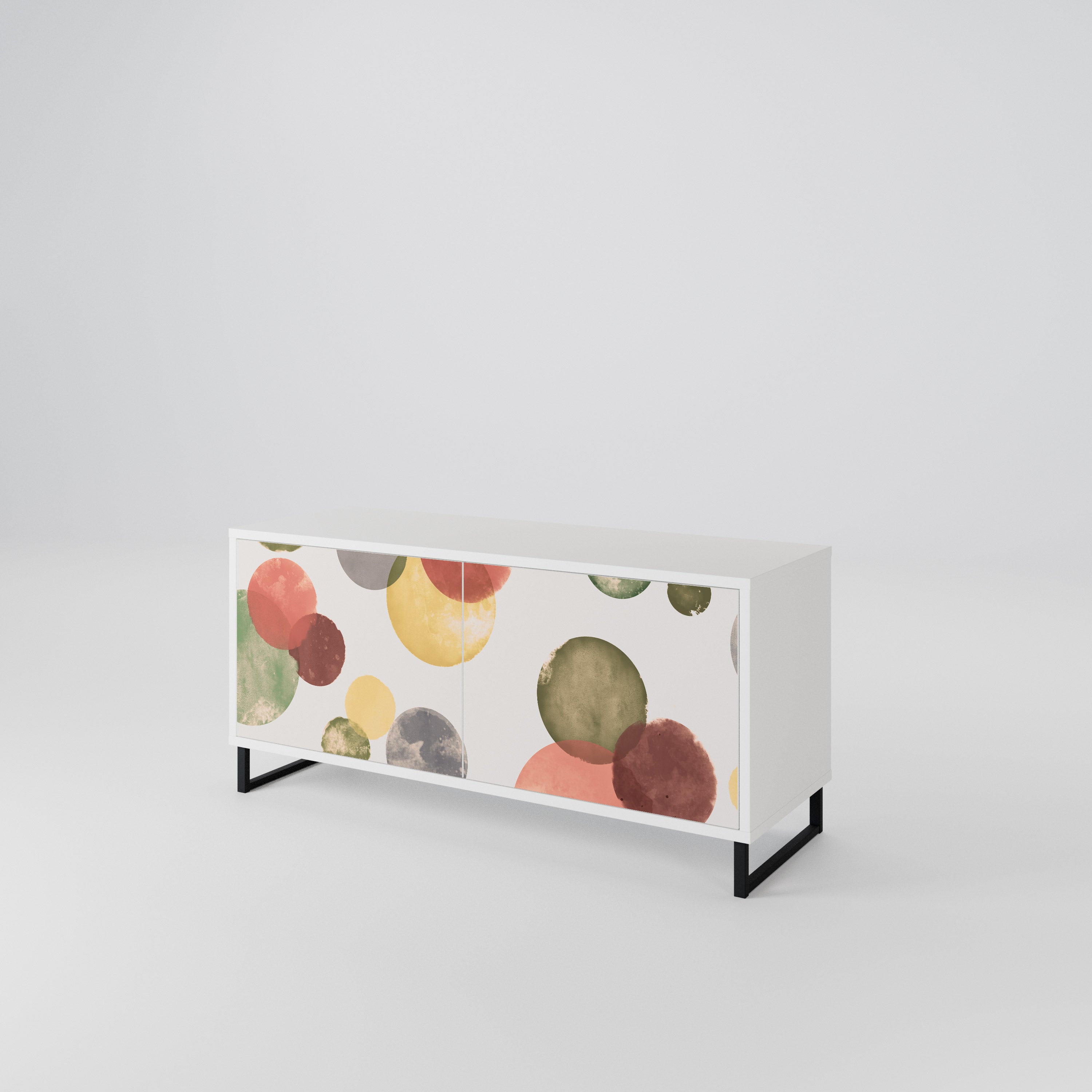 FLEETING HAPPINESS Mueble de TV Compacto de 2 puertas