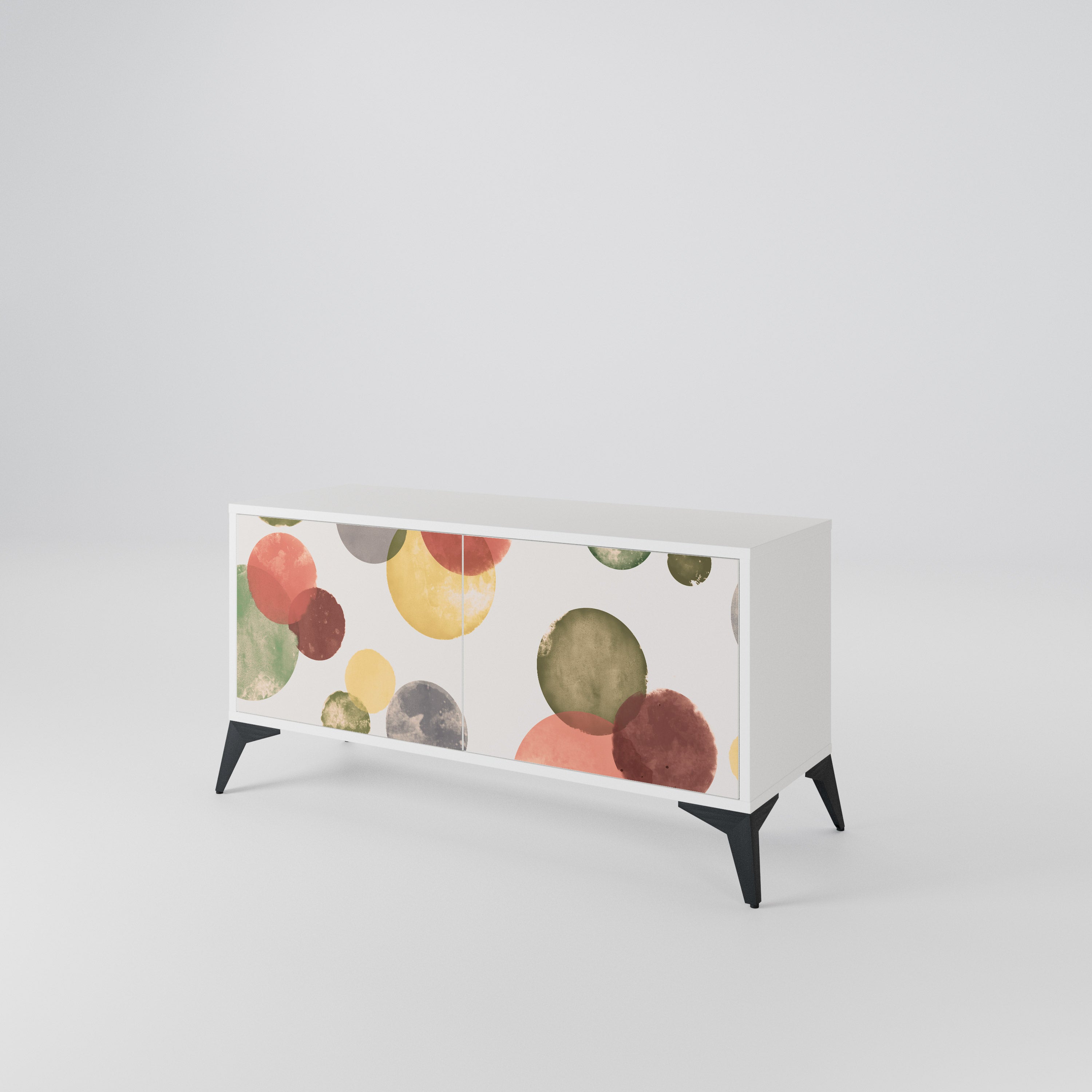 FLEETING HAPPINESS Mueble de TV Compacto de 2 puertas
