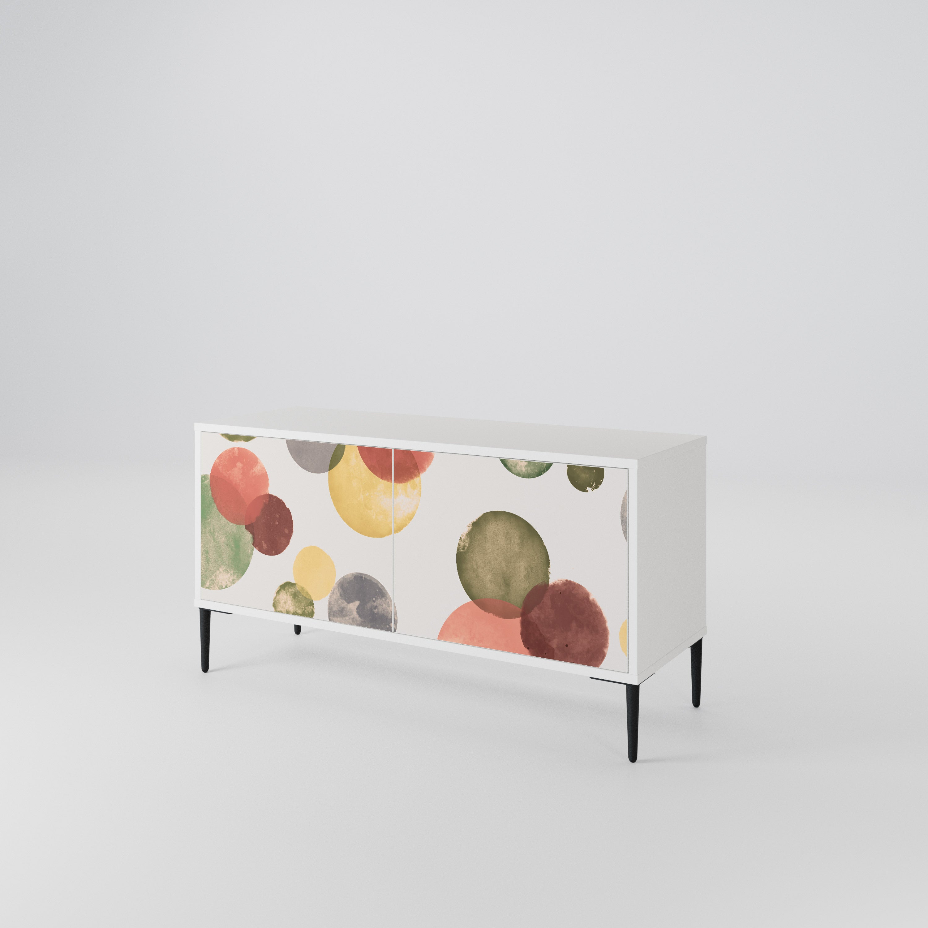 FLEETING HAPPINESS Mueble de TV Compacto de 2 puertas