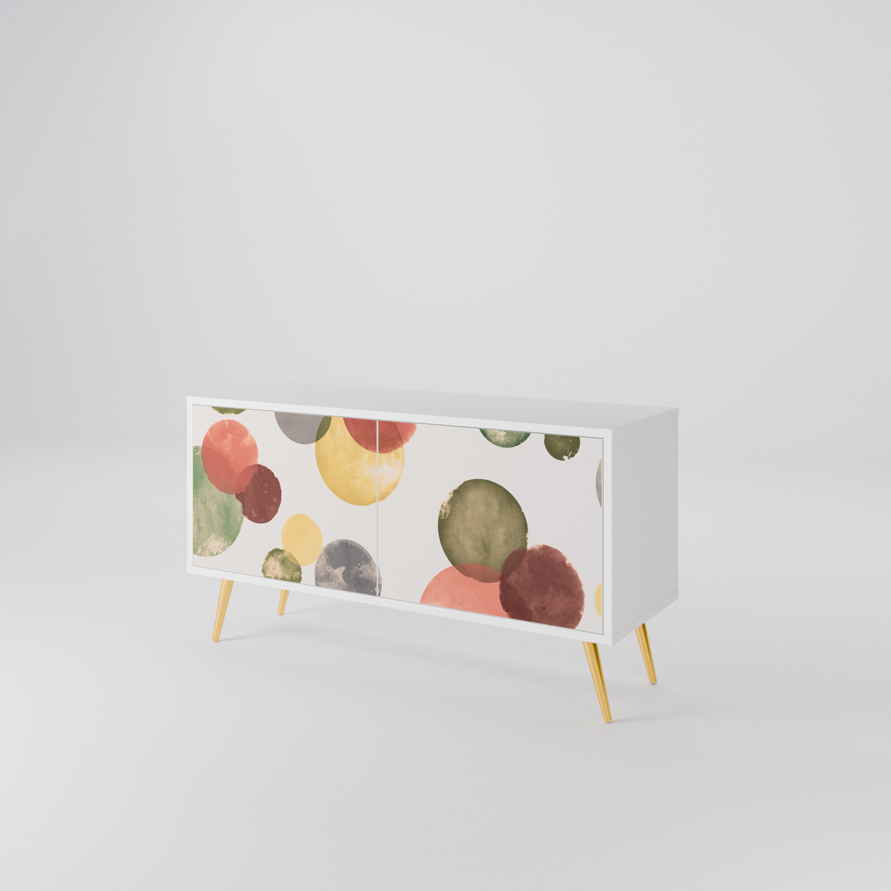 FLEETING HAPPINESS Mueble de TV Compacto de 2 puertas