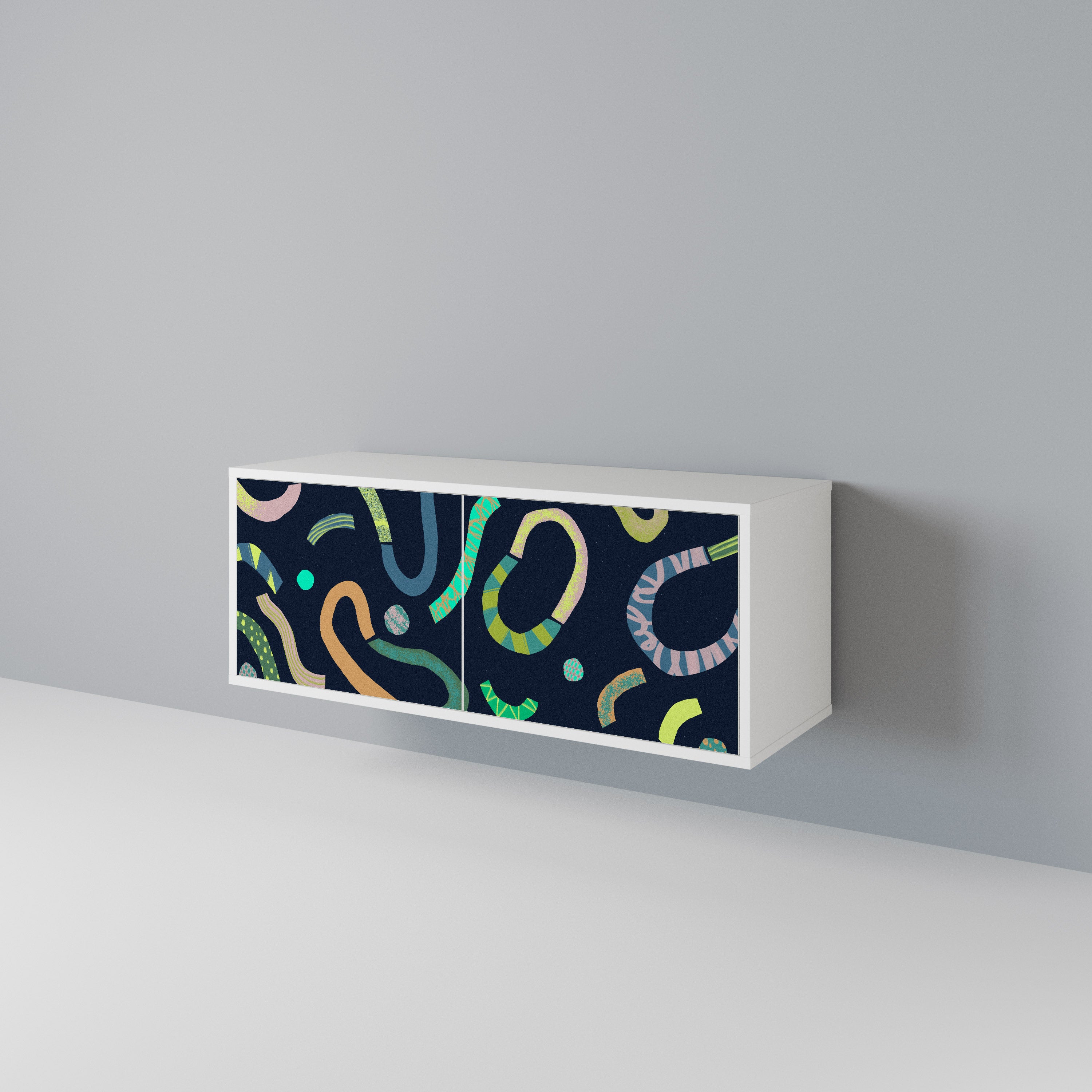 CONTRAST DANCE Mueble de TV Compacto de 2 puertas