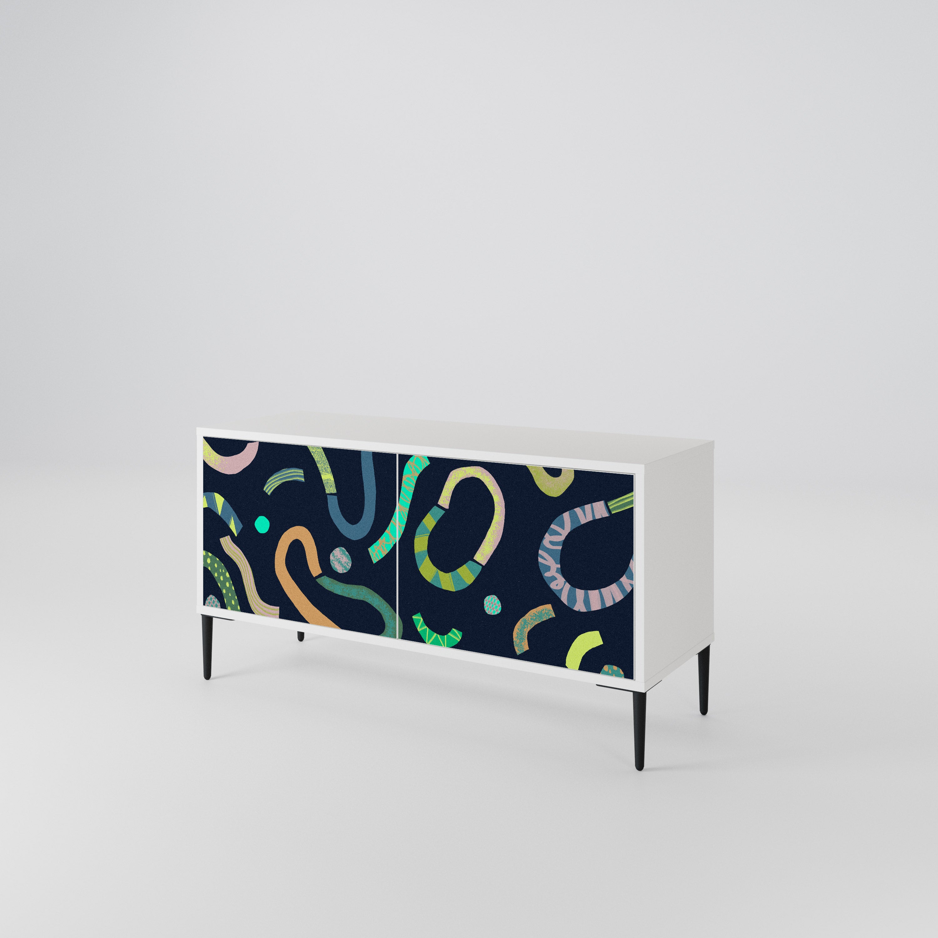 CONTRAST DANCE Mueble de TV Compacto de 2 puertas