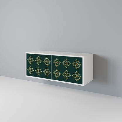 ROYAL MEDALLION Mueble de TV Compacto de 2 puertas